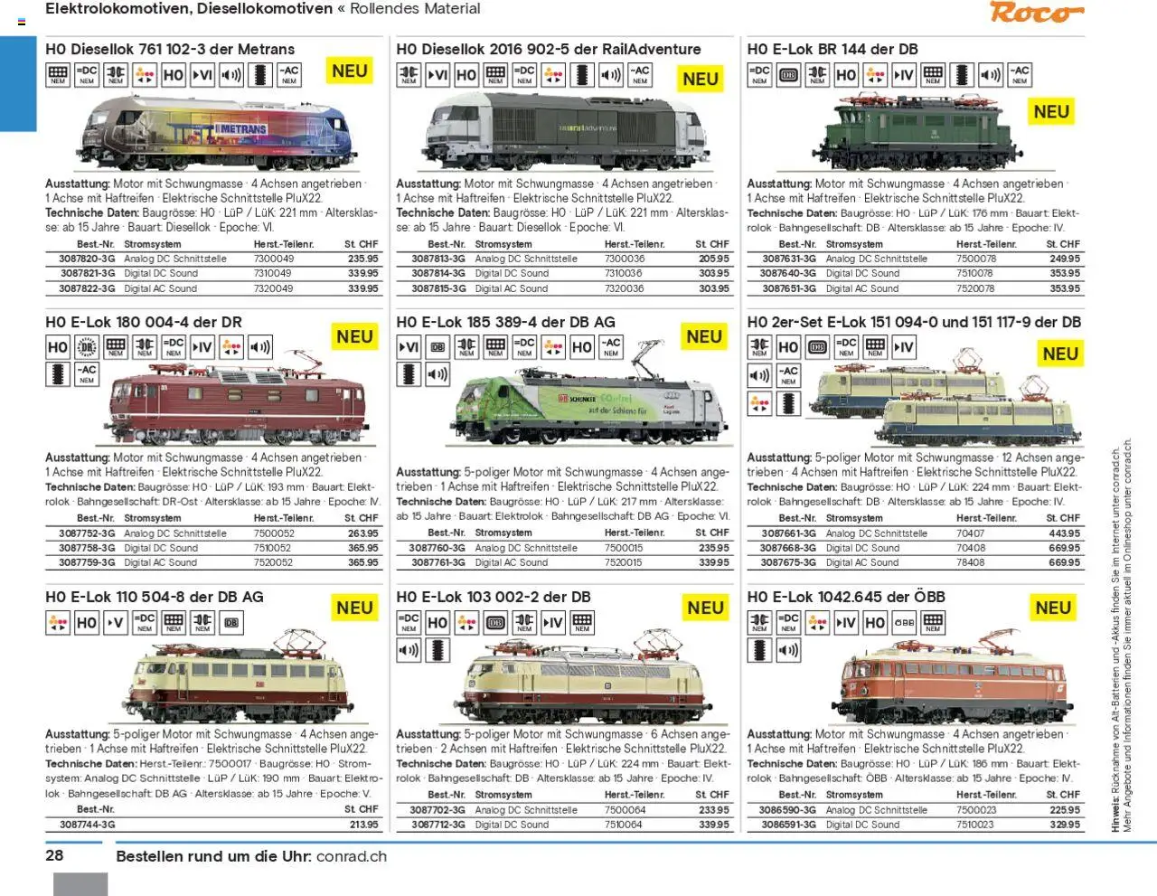 Conrad Modellbahn Katalog 2024/25