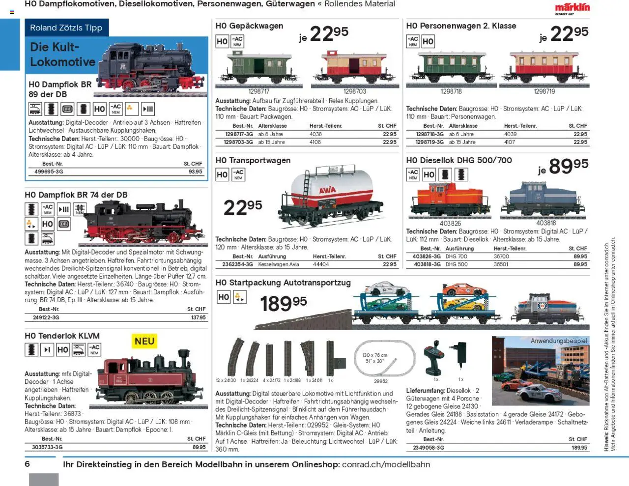 Conrad Modellbahn Katalog 2024/25