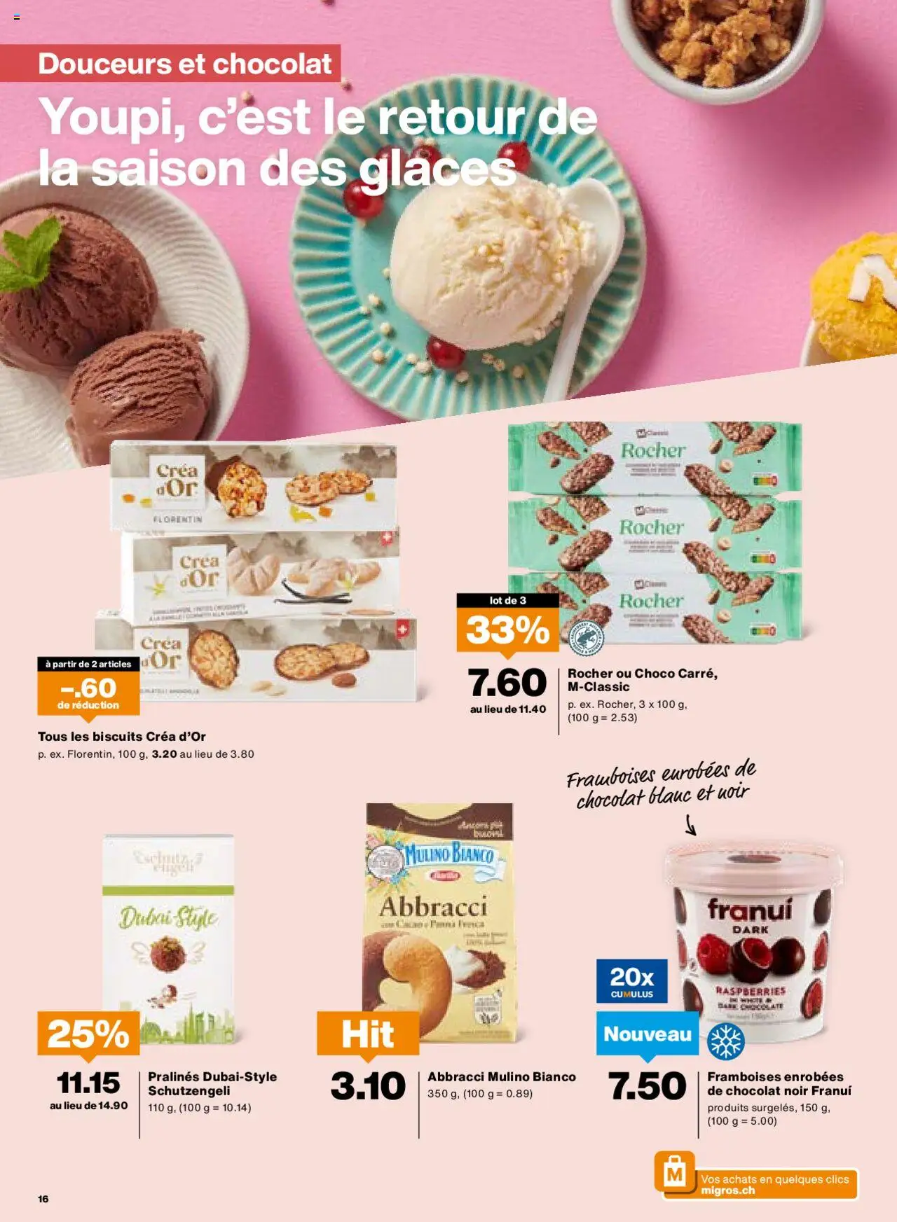 Migros Aktionen FR
