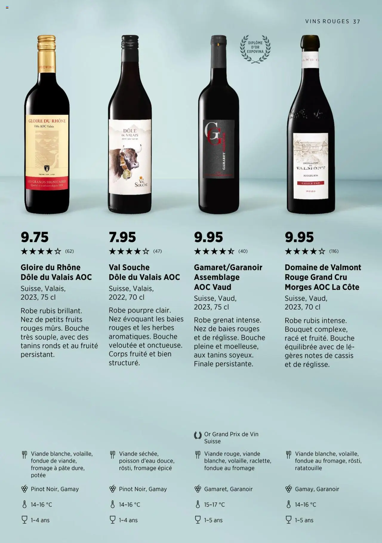 Denner Aktionen Guide des vins 2024/2025