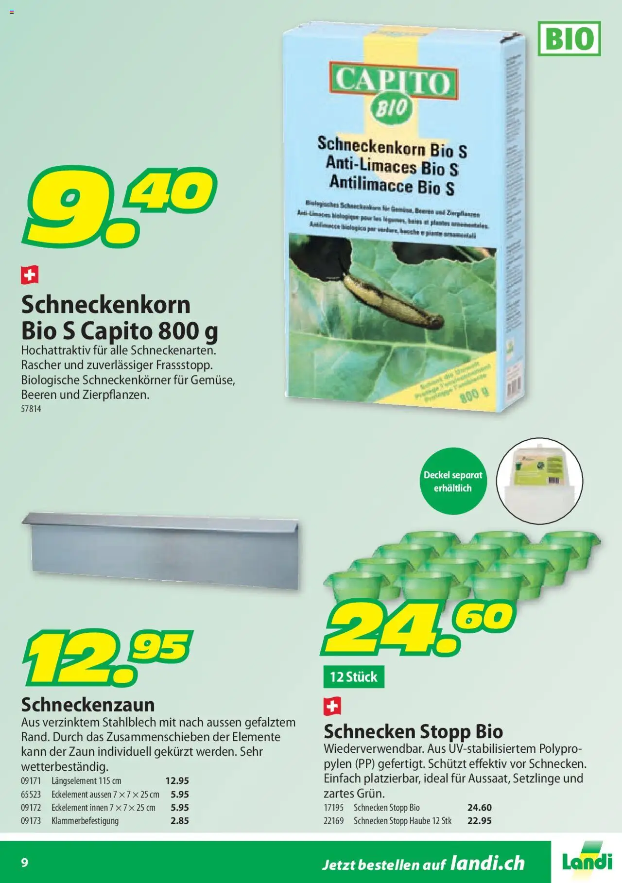 Landi Aktionen Pflanzenschutz und Dünger