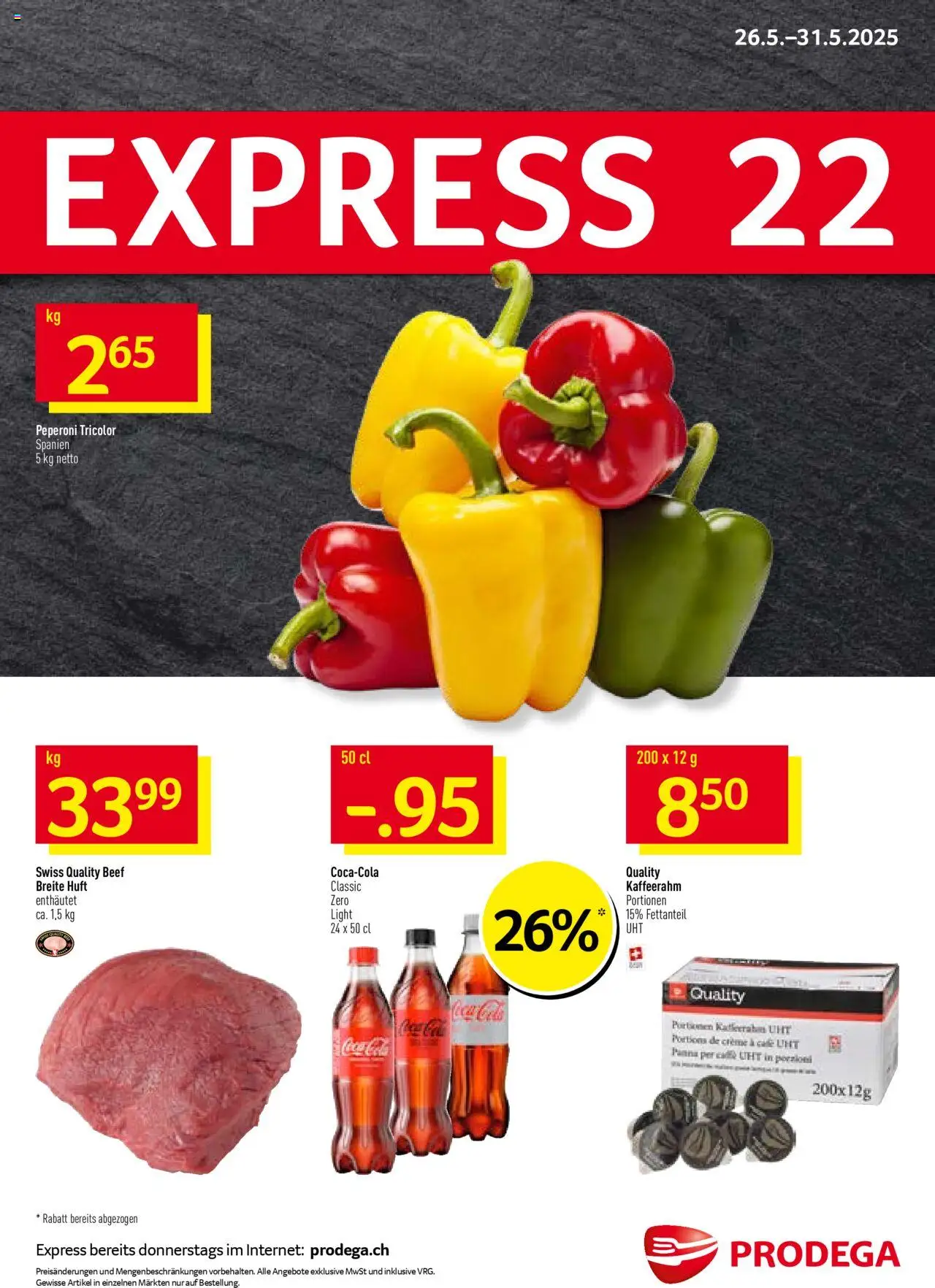 Prodega Aktionen (26.05.2025 - 31.05.2025)