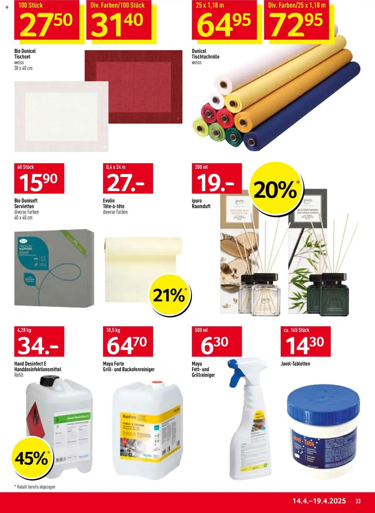 Prodega Aktionen