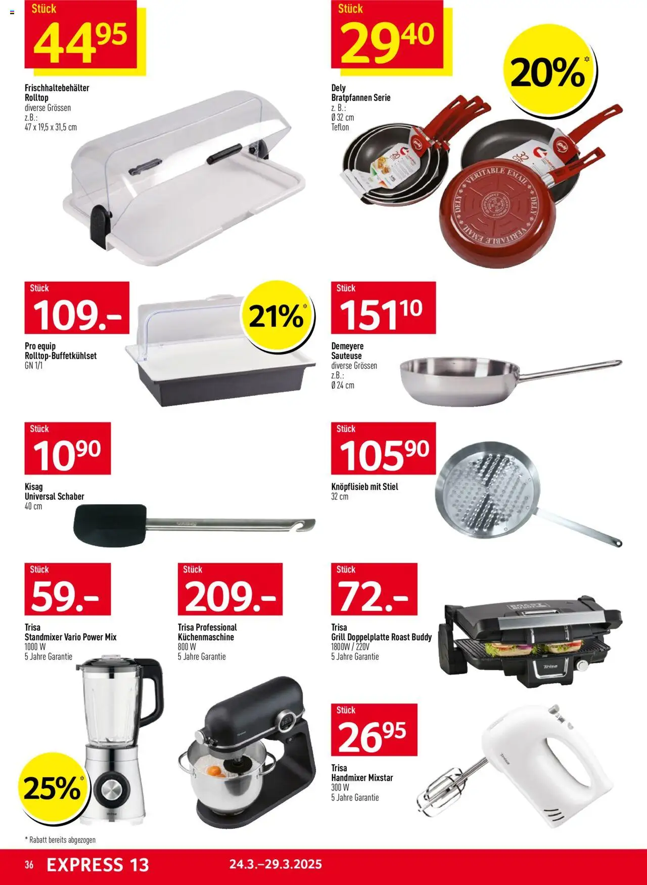 Prodega Aktionen