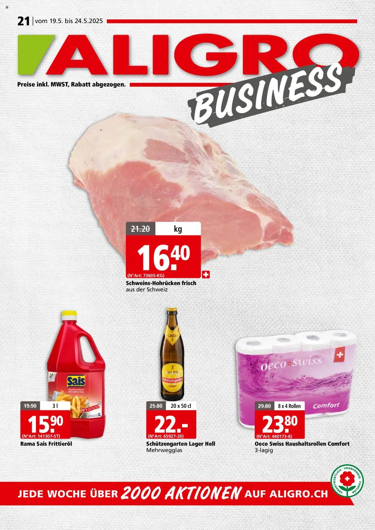 Aligro Aktionen Businesskunden  (19.05.2025 - 24.05.2025) | 1