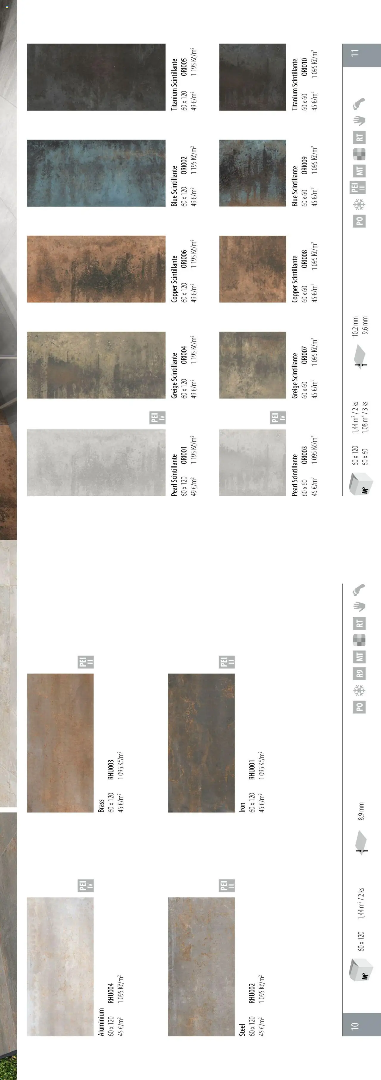Sapho koupelny katalog - Obklady a dlažby