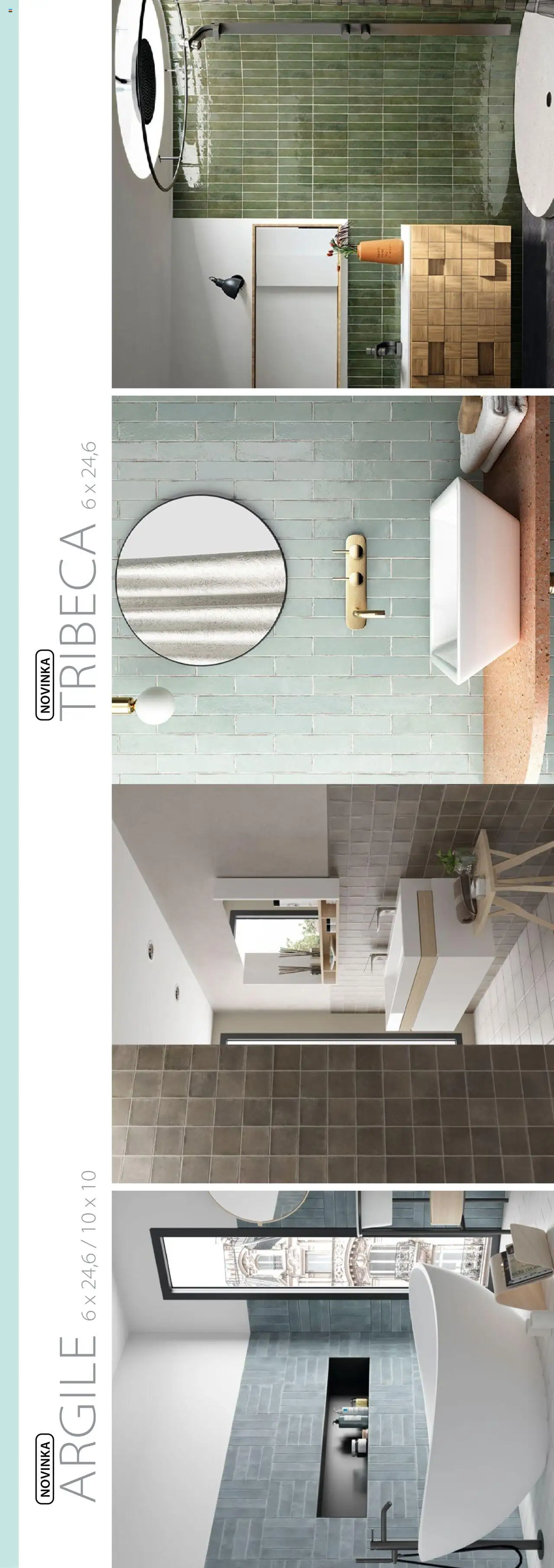 Sapho koupelny katalog - Obklady a dlažby