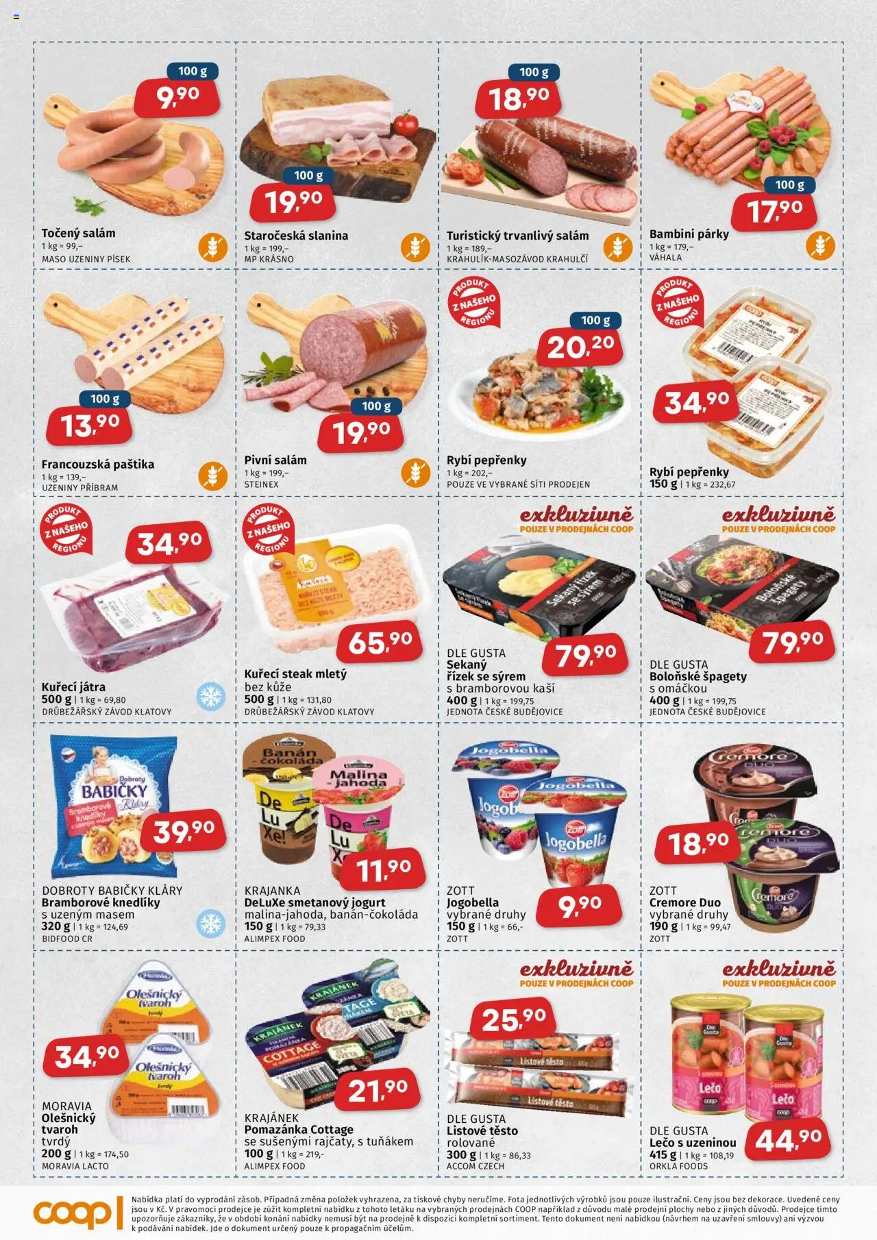 Coop leták - Západočeský region