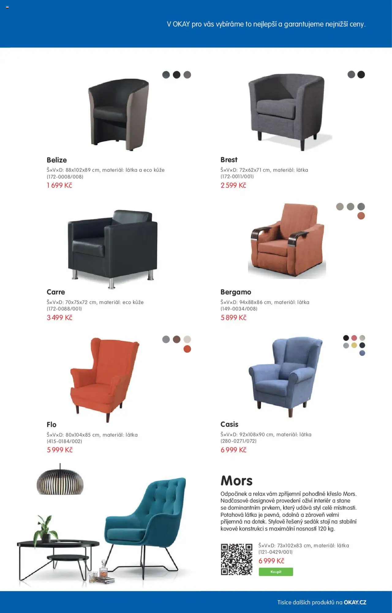 OKAY katalog - Sedačky