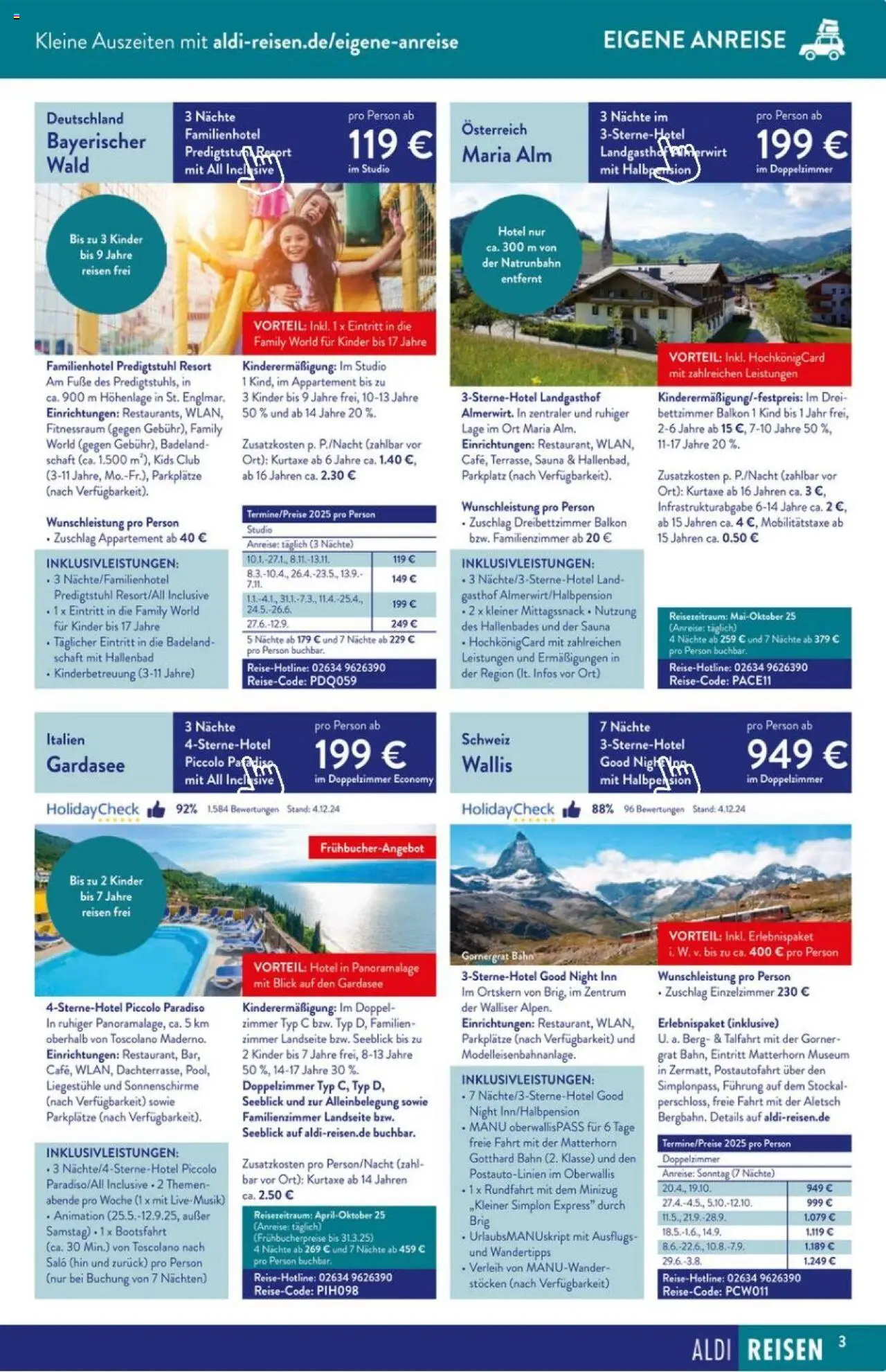 Aldi Reisen Prospekt