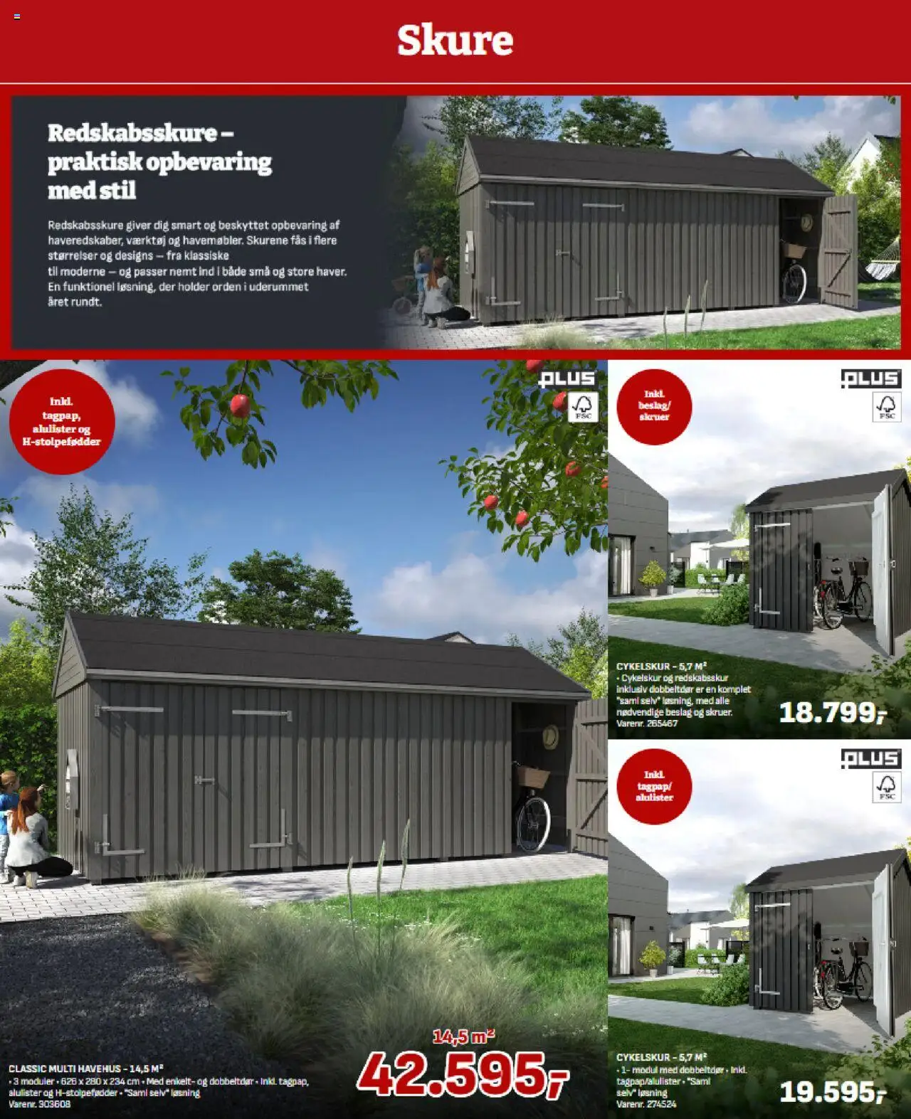 Bygma - Hegn, Skure og Trapezplader (fra mandag 21/04/2025)