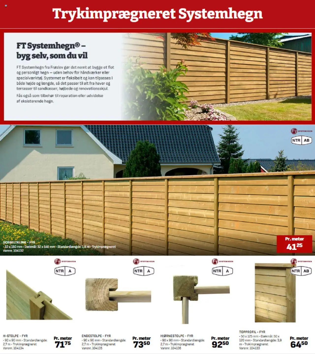 Bygma - Hegn, Skure og Trapezplader (fra mandag 21/04/2025)