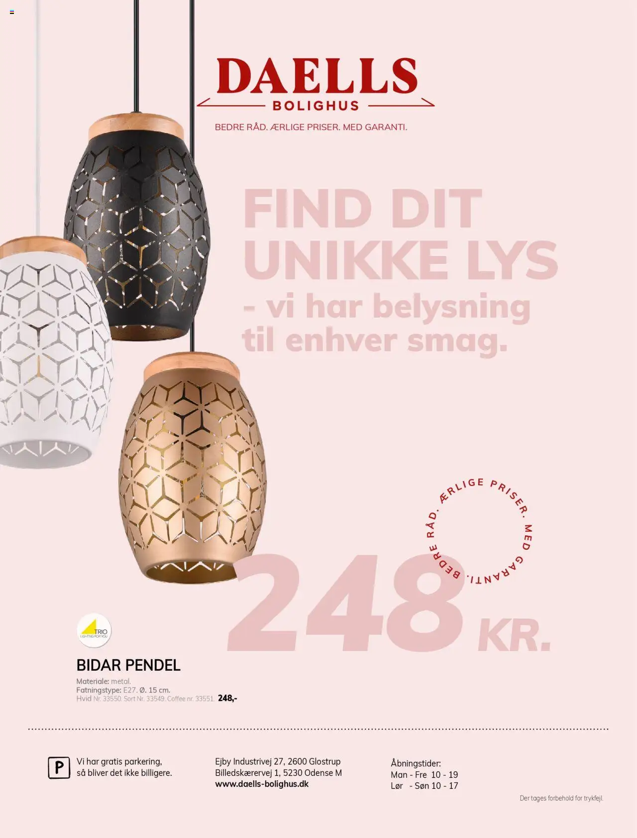 Daells Bolighus - Lys din hverdag op (fra onsdag 08/01/2025)