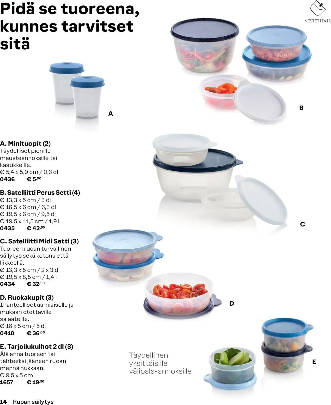 Tupperware tarjoukset - Syksy/Talvi 2024/25