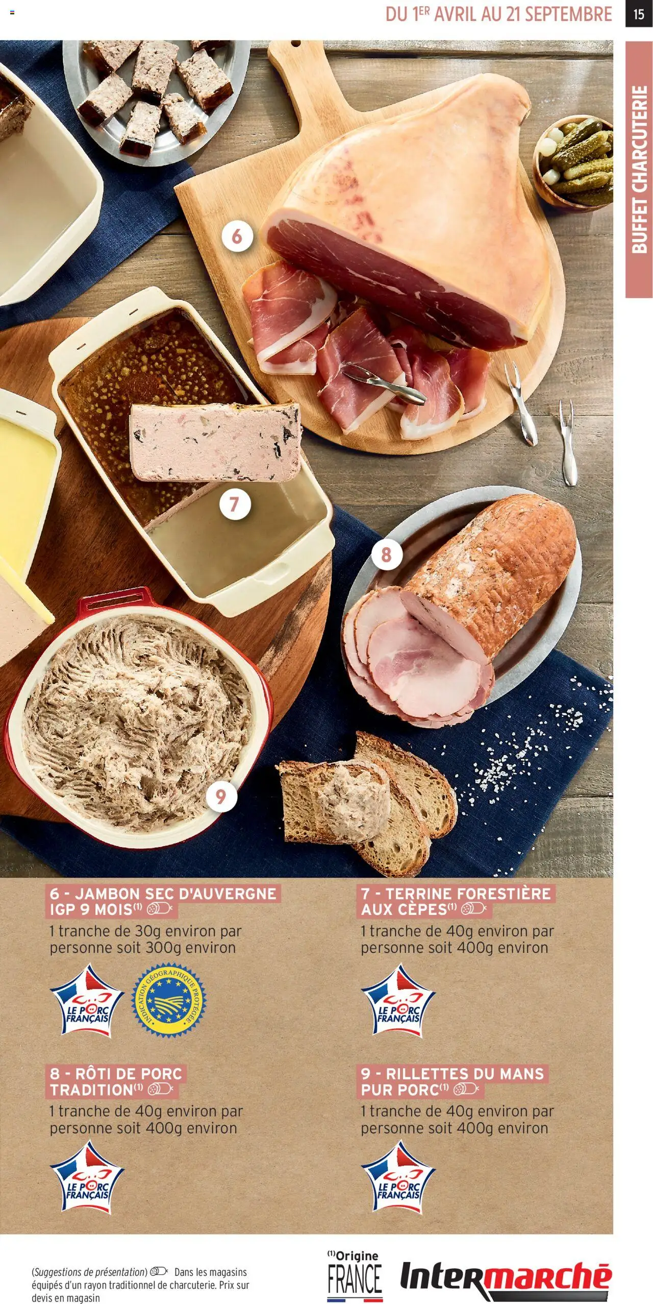 Intermarché Les menus traiteur printemps/été