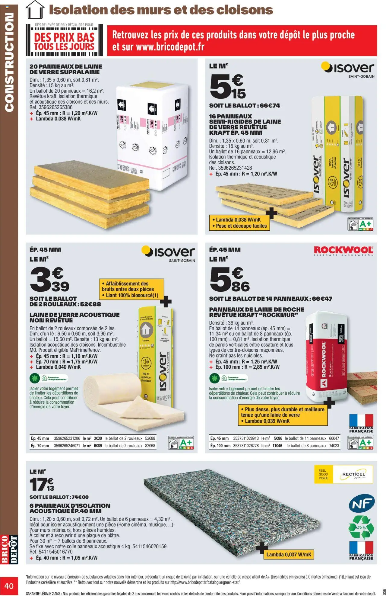 Brico Dépôt L'officiel du bricolage 2025 (24/03/2025 - 31/07/2025)
