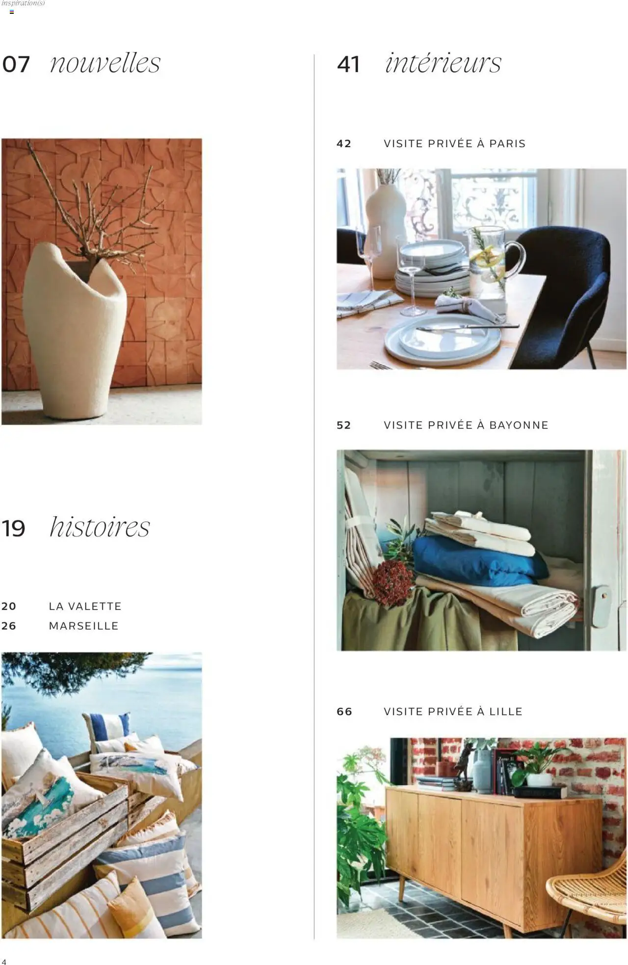 Alinéa catalogue (du mercredi 01/05/2024)