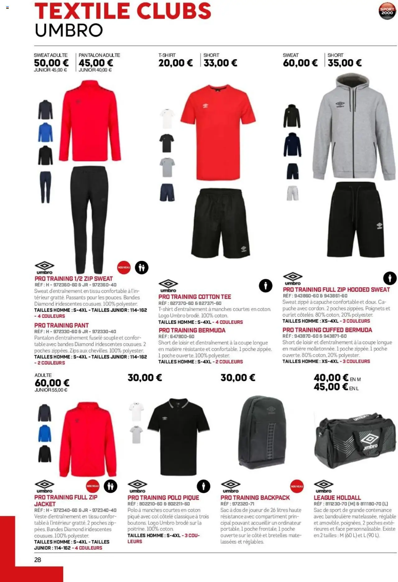 Sport 2000 catalogue