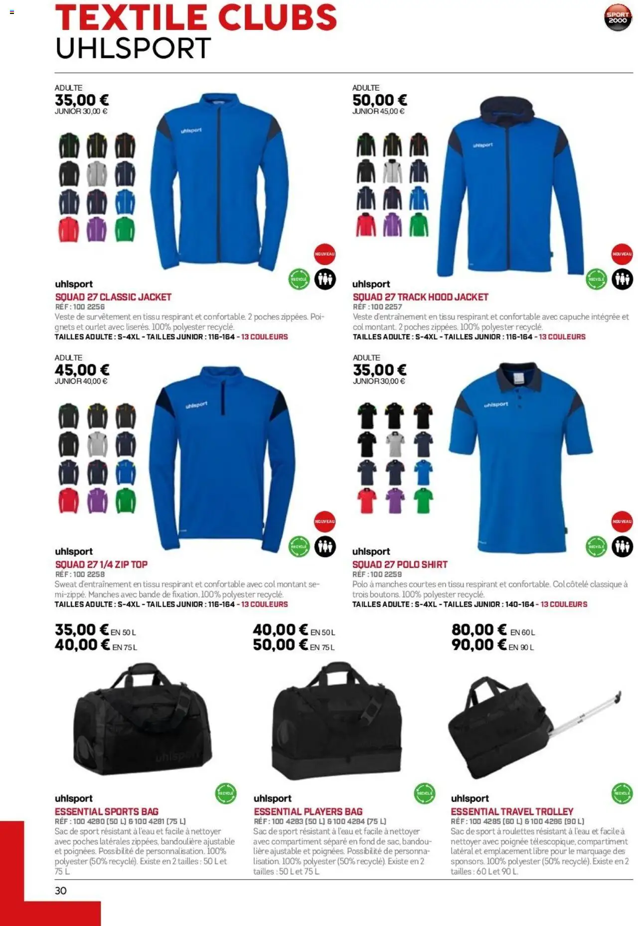 Sport 2000 catalogue