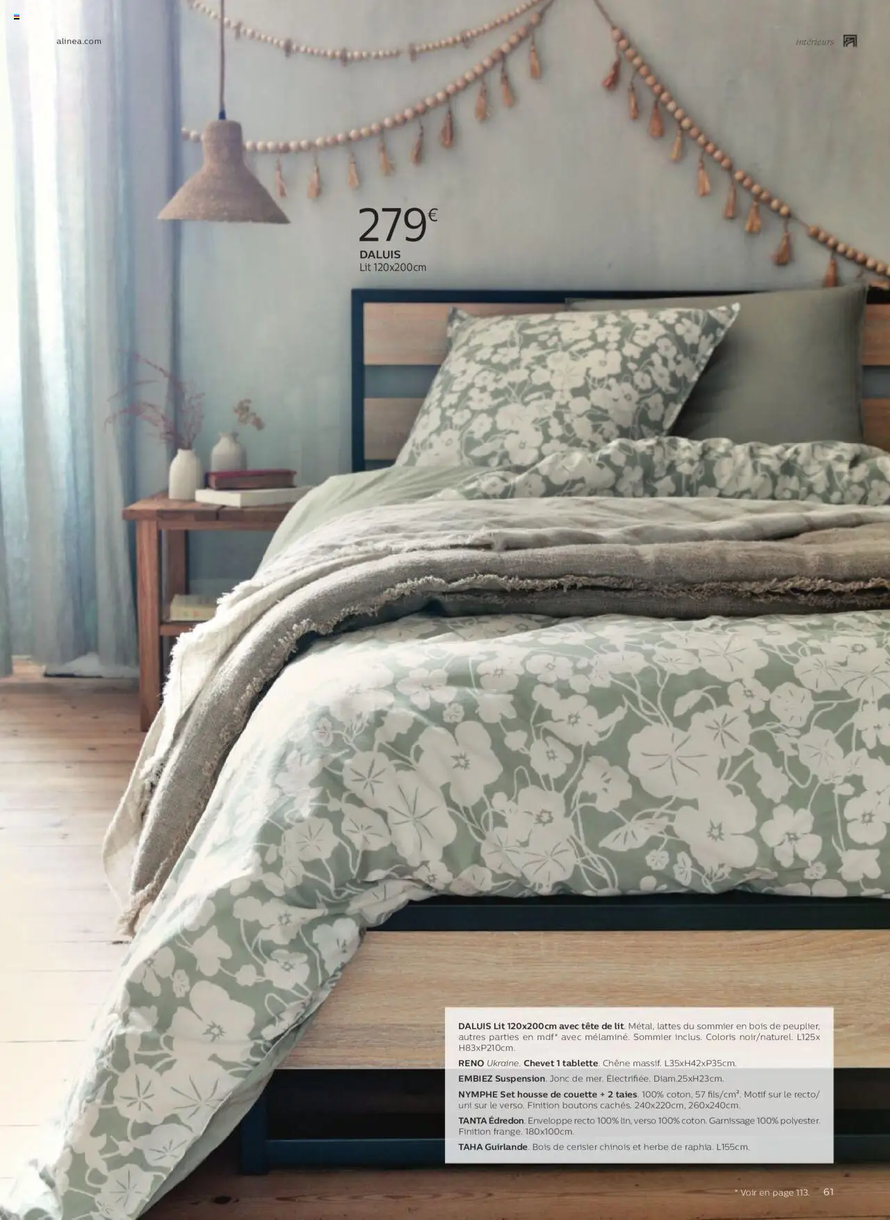 Alinéa catalogue