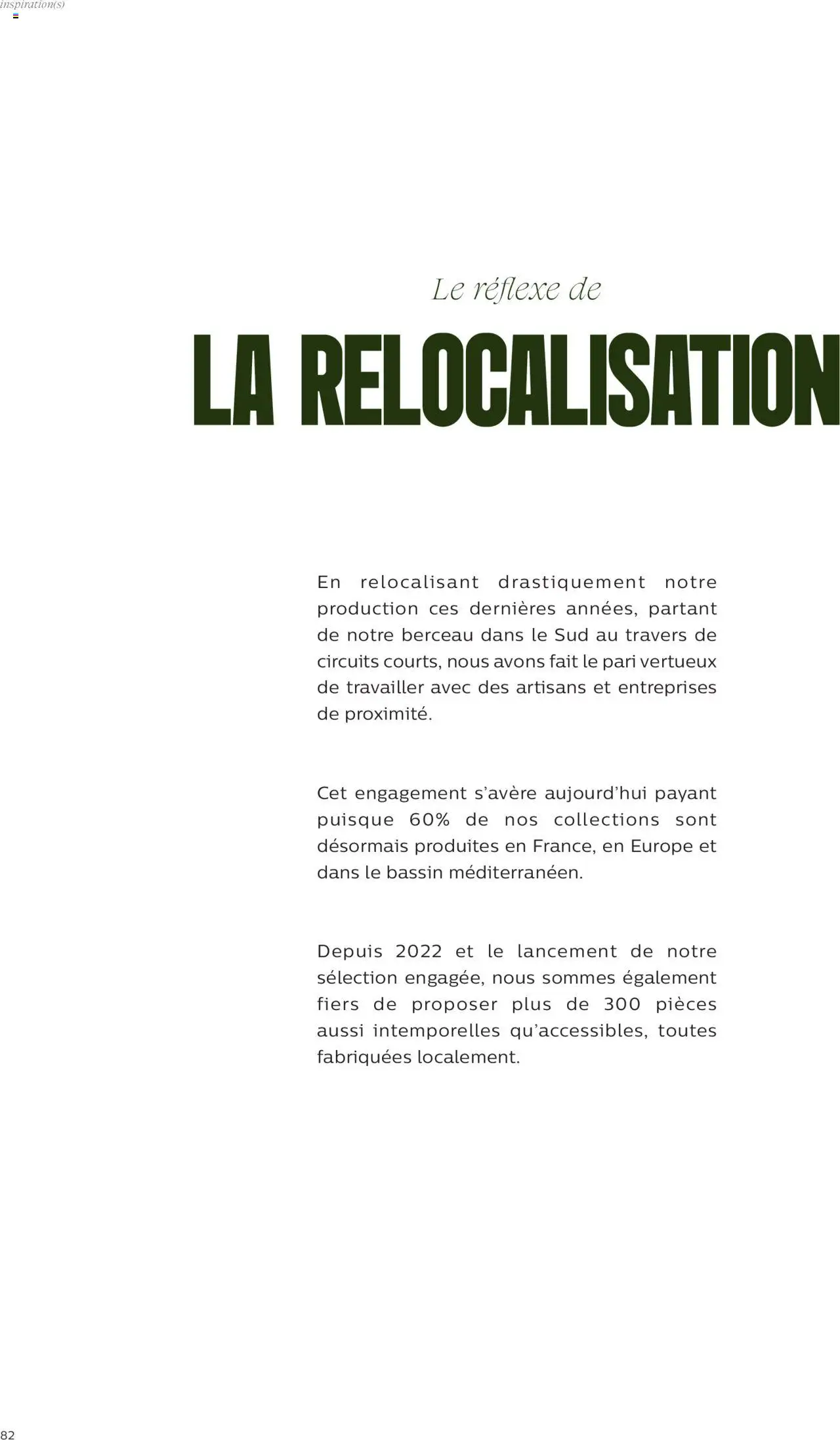 Alinéa catalogue