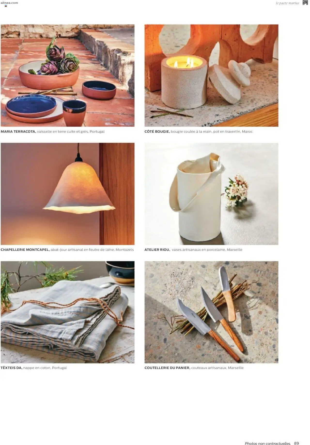 Alinéa catalogue