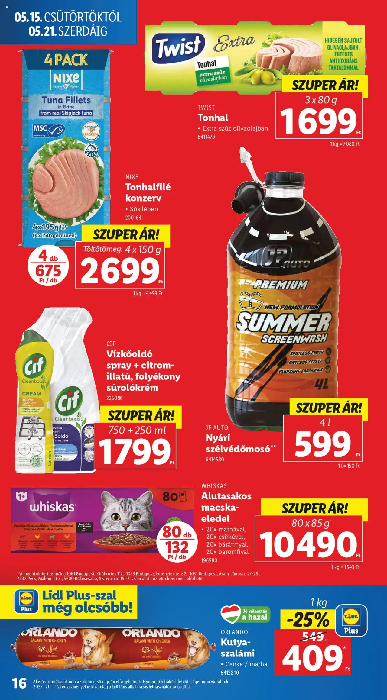 Lidl Akciós újság (2025.05.15. - 2025.05.21.)