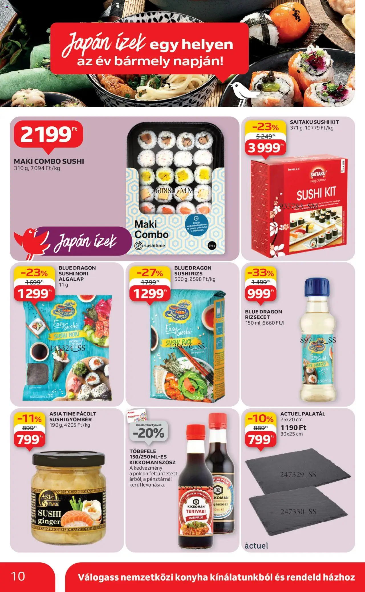 Auchan - Hipermarket / Nemzetközi konyha ajánlataink (2025.05.08. - 2025.05.21.)