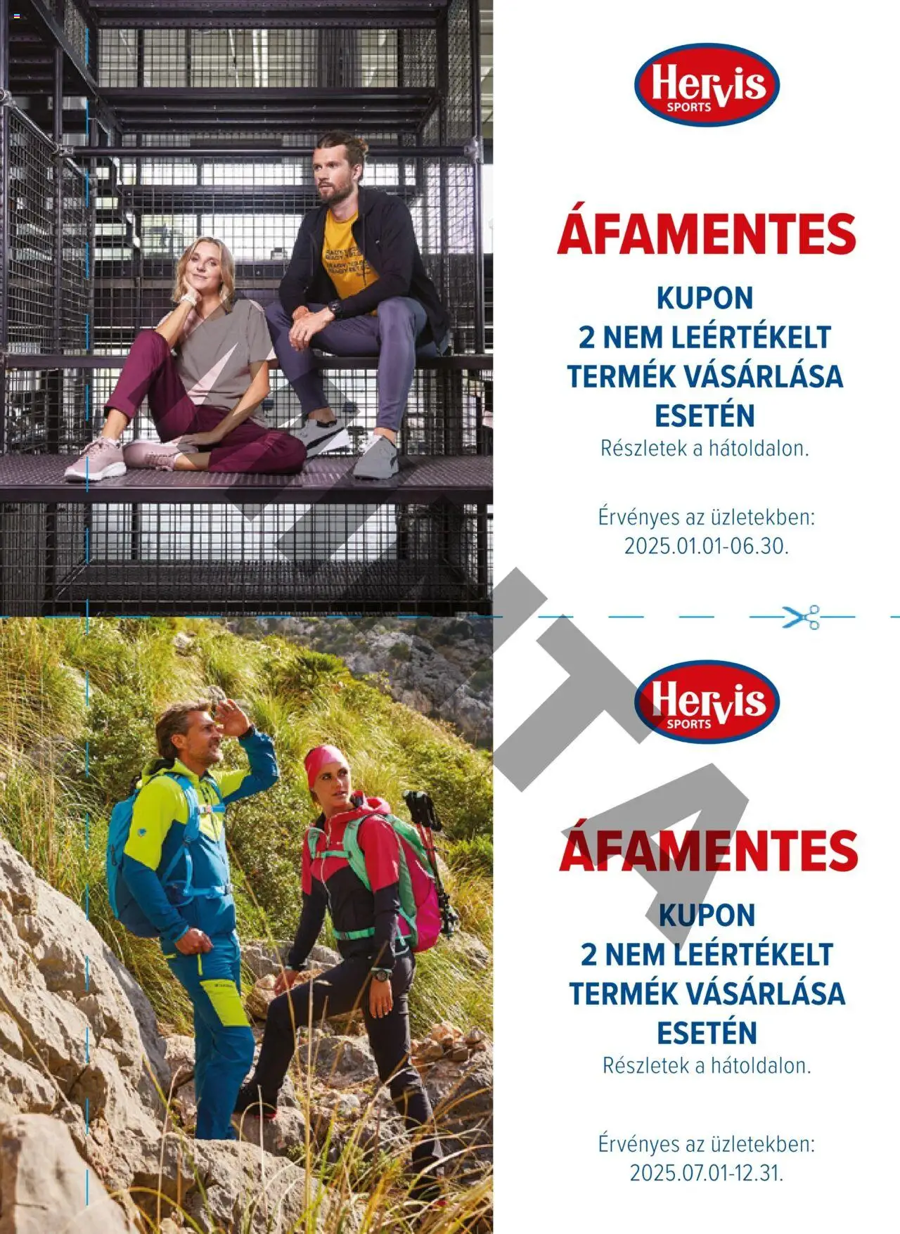Hervis Sports -Kuponfüzet (2025.01.01. - 2025.12.31.)