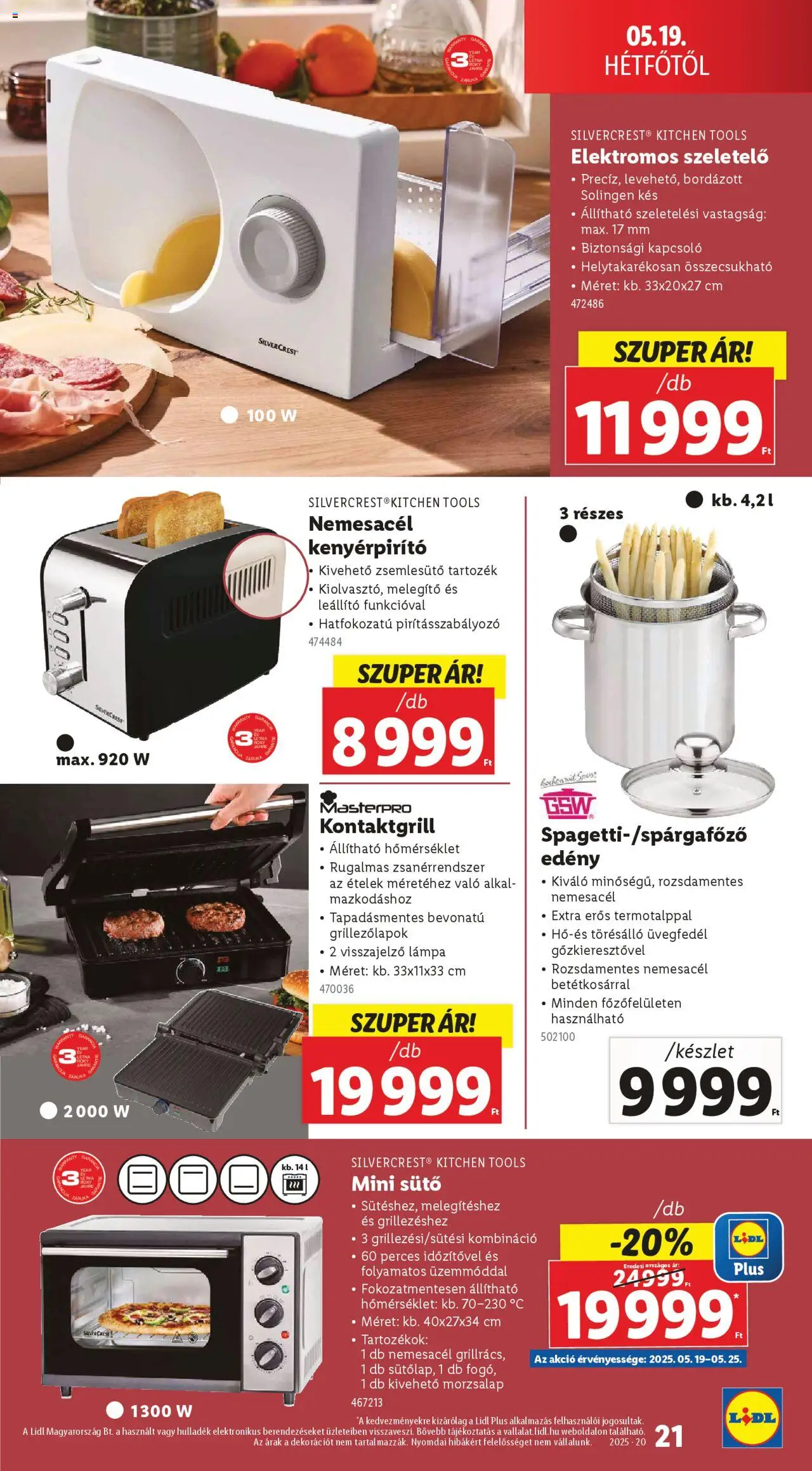 Lidl - Nonfood kínálatunk (2025.05.15. - 2025.05.21.)