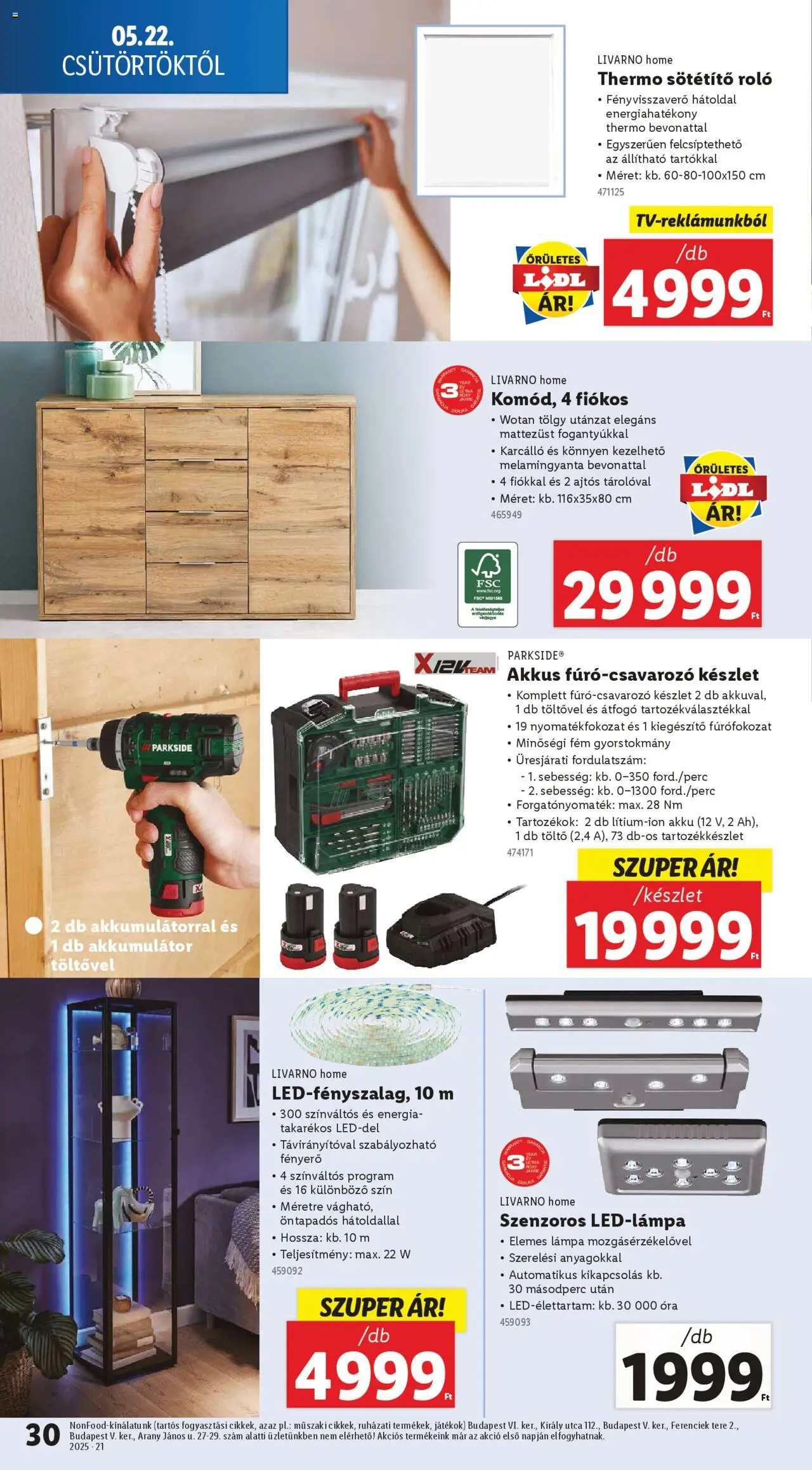Lidl Akciós újság (2025.05.22. - 2025.05.28.)