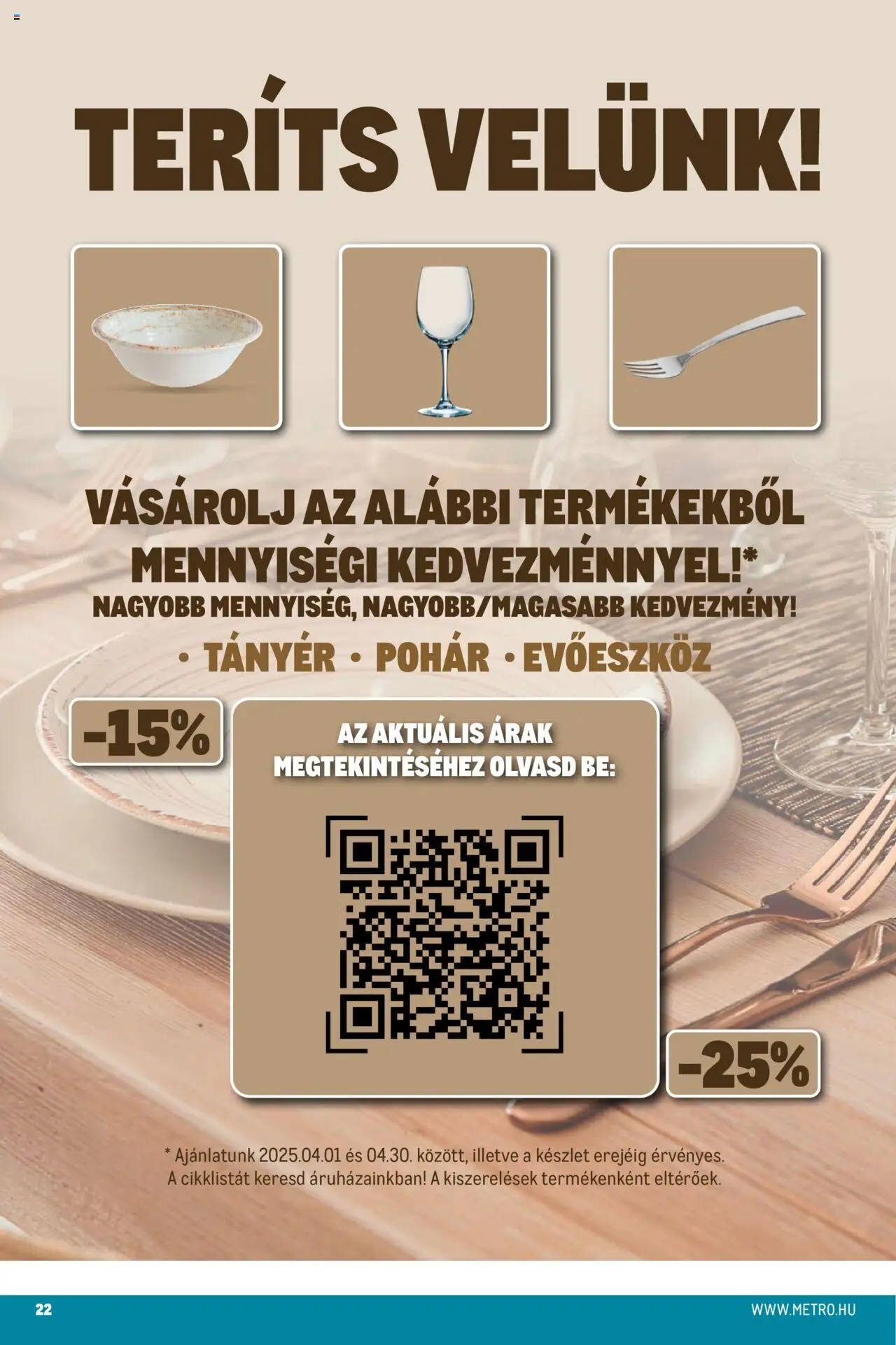 Metro - Élelmiszer és Szezonális Ajánlataink Kiskereskedőknek 2025/04