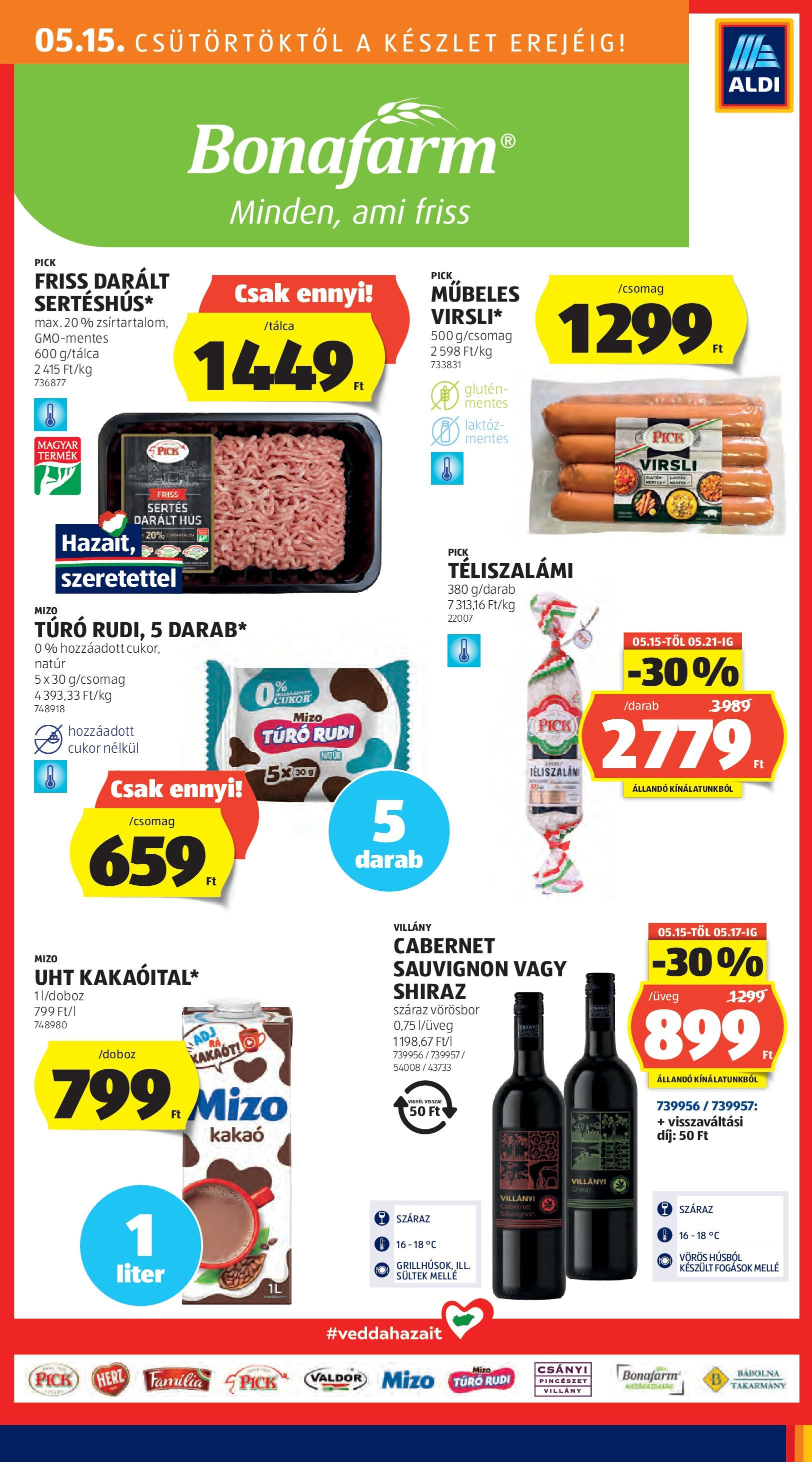 Aldi Akciós újság (2025.05.15. - 2025.05.21.)