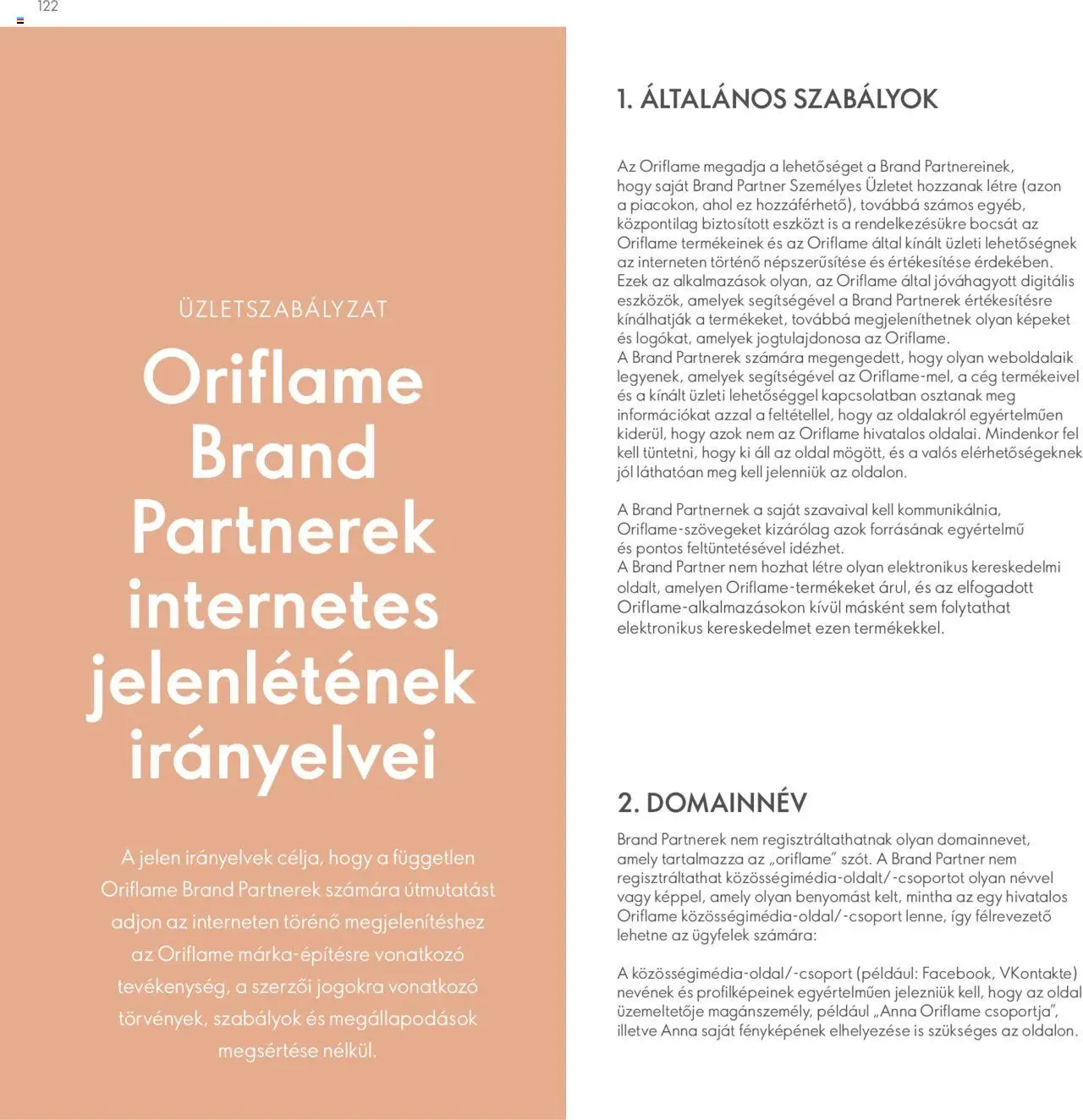 Oriflame katalógus Brand Partner Üzleti Terv (vasárnaptól 2024.04.28.)