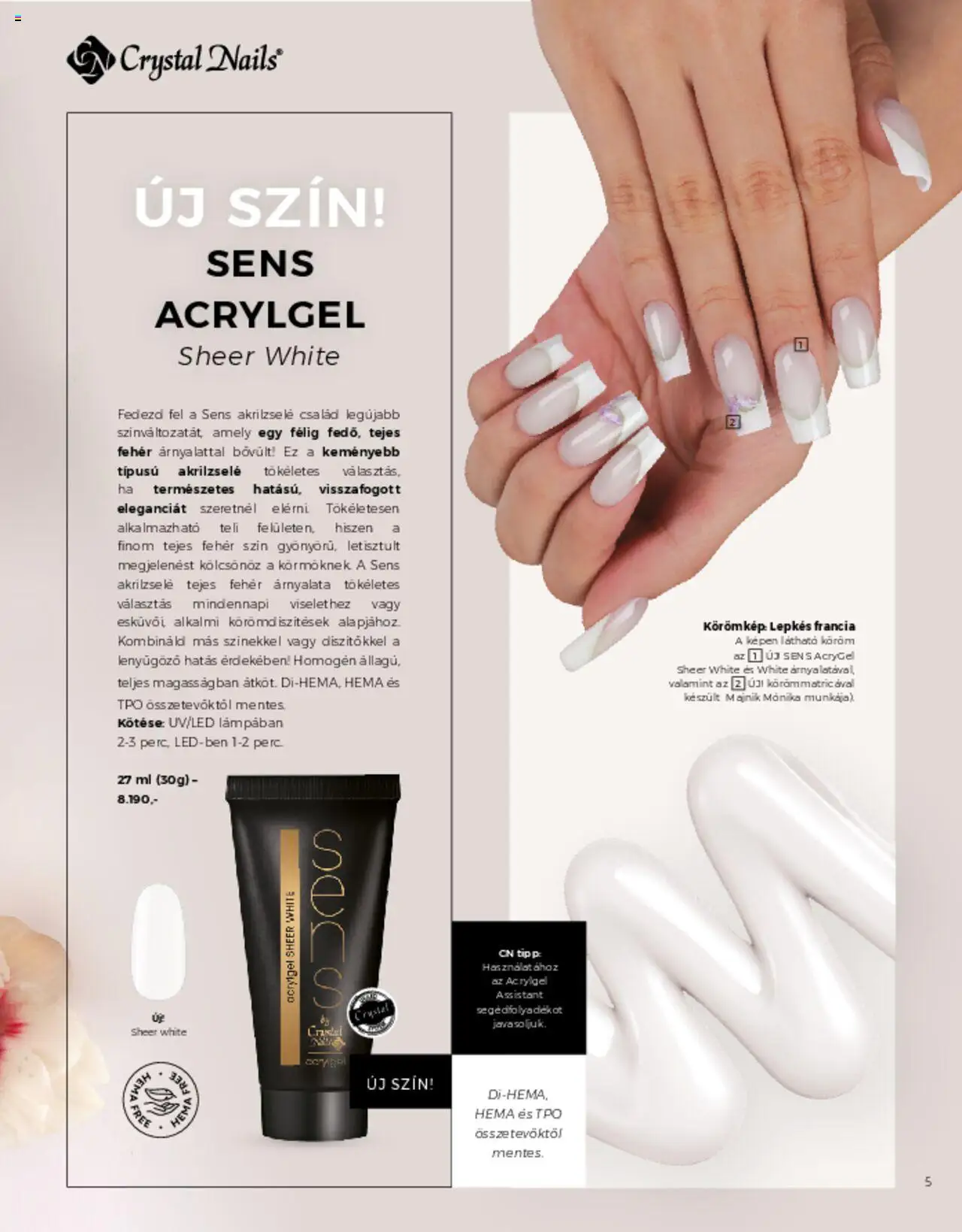 Crystal Nails Tavasz/Nyár (szombattól 2025.03.01.)