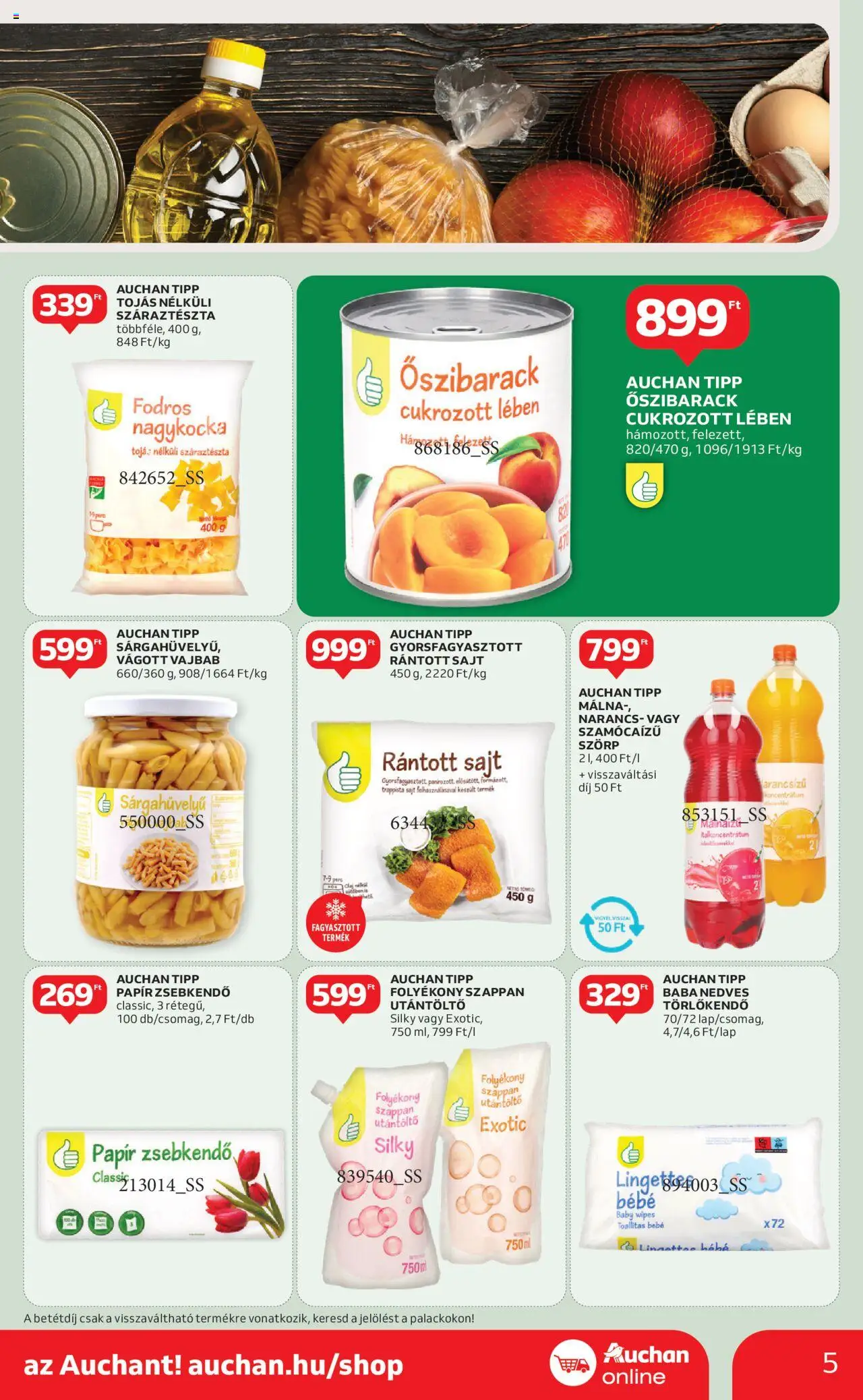 Auchan - Kedvenc márkáink / Názov (2025.04.24. - 2025.05.07.)