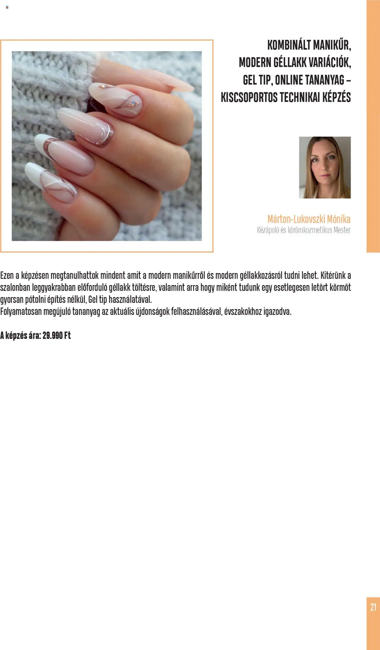Crystal Nails - Oktatási kézikönyv 2025 Tavasz (2025.03.01. - 2025.05.31.)