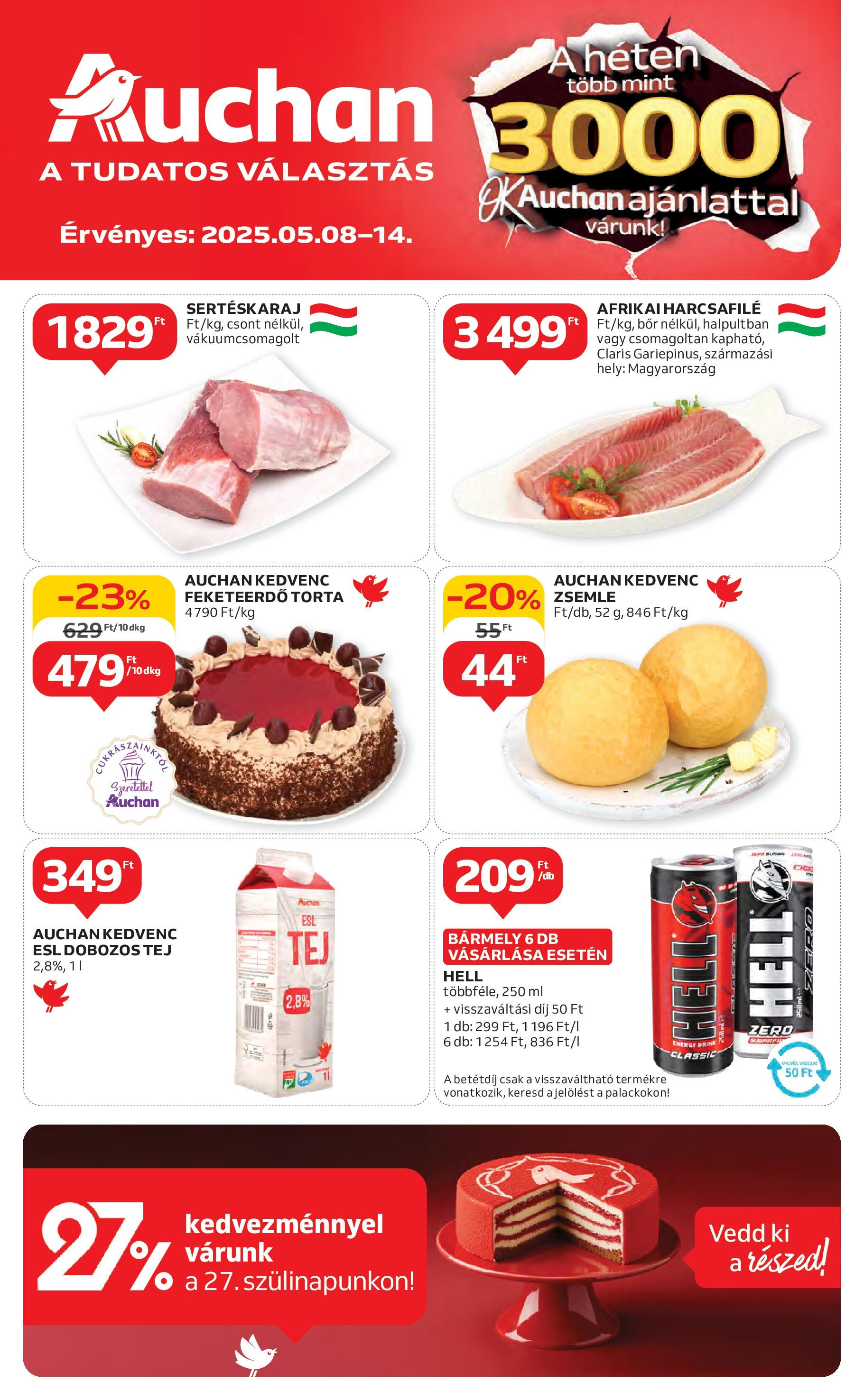 Auchan - Auchan újság érvényessége 05.14.-ig (2025.05.07. - 2025.05.14.)