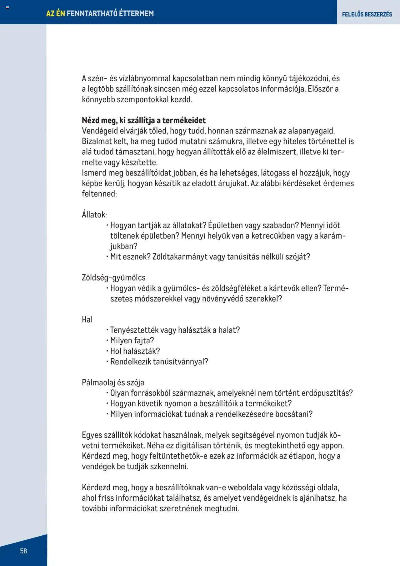 Metro - Fenntartható Gasztronómia booklet (szerdától 2023.06.07.)
