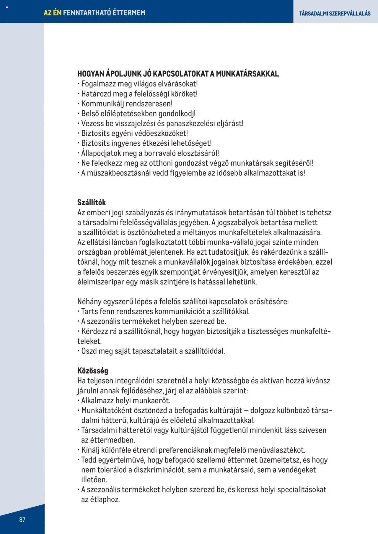 Metro - Fenntartható Gasztronómia booklet (szerdától 2023.06.07.)