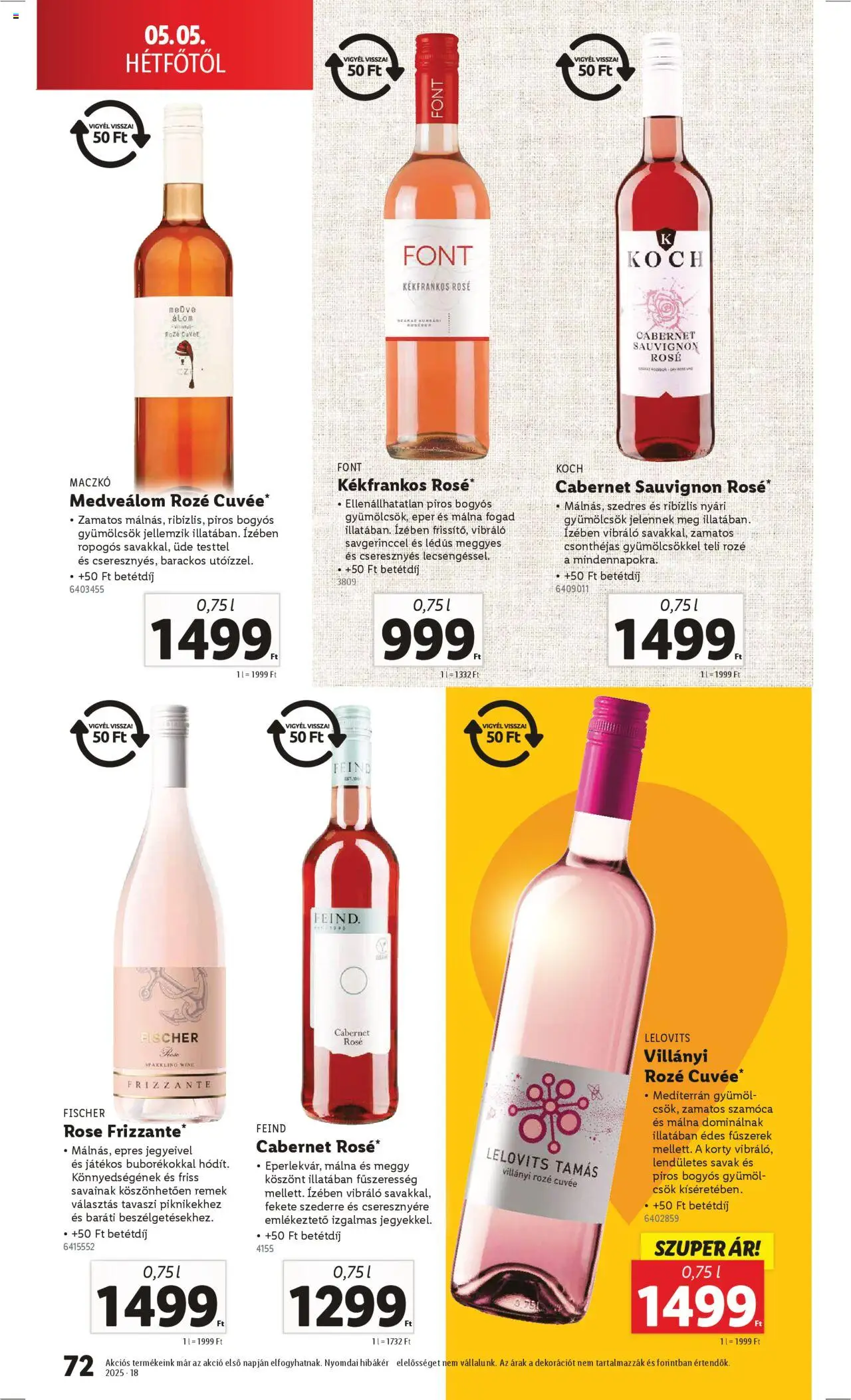 Lidl Akciós újság (2025.04.30. - 2025.05.07.)