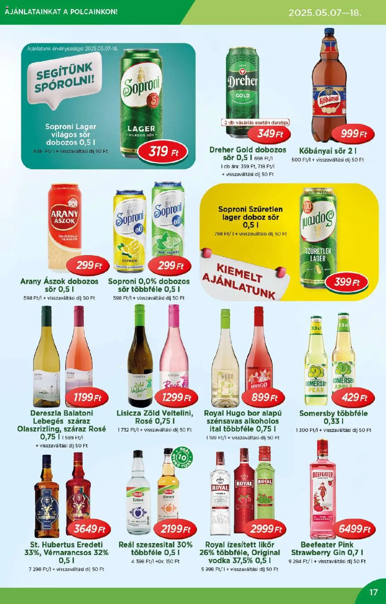 Reál Akciós újság (2025.05.07. - 2025.05.18.)