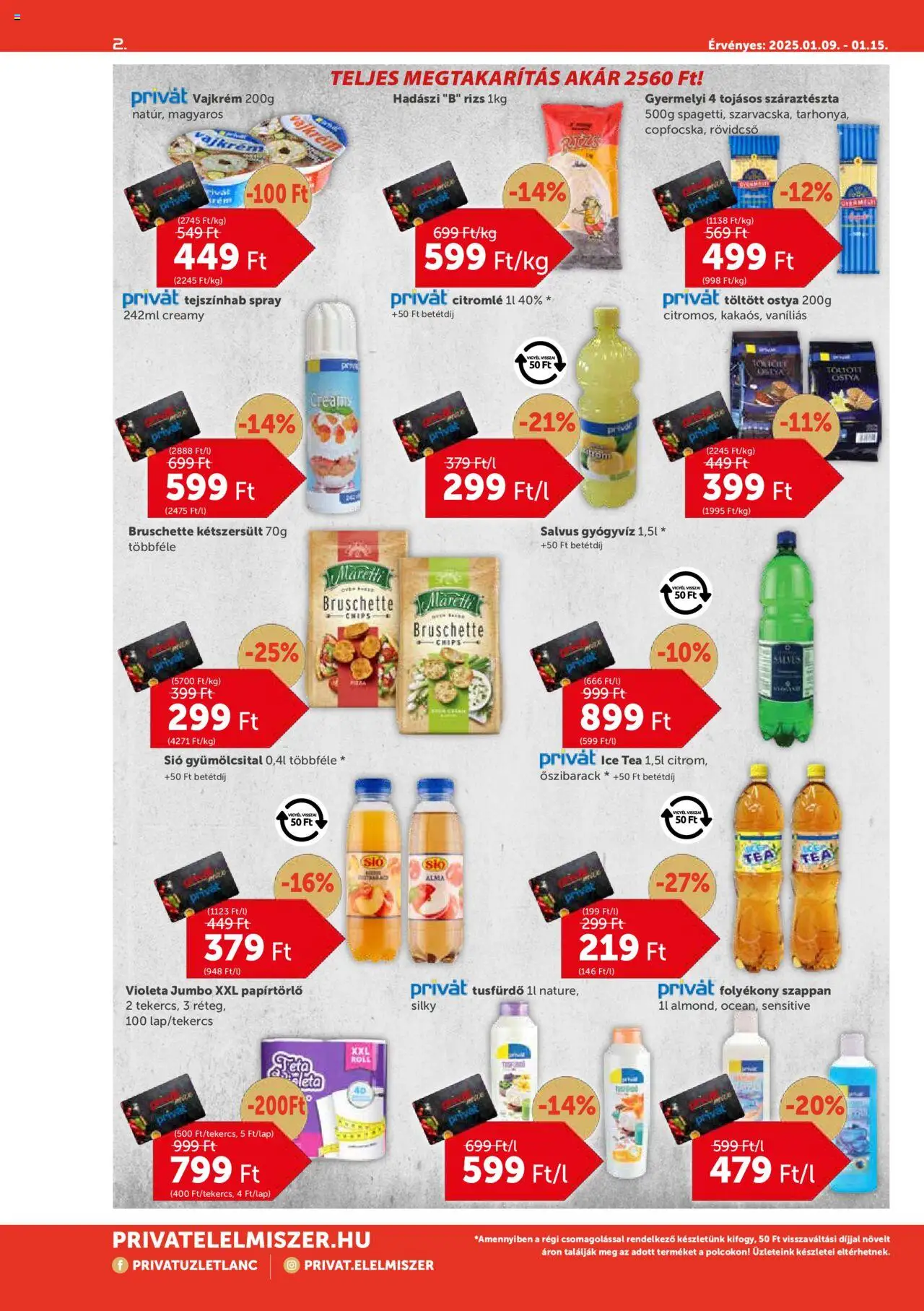PRIVÁT - Aktuális szórólap MAX