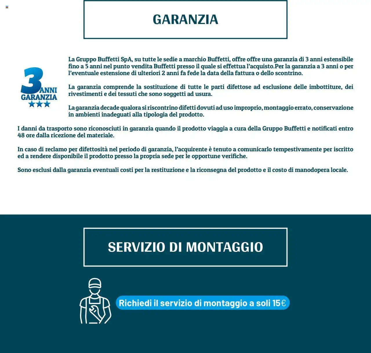 Catalogo Sedie Buffetti