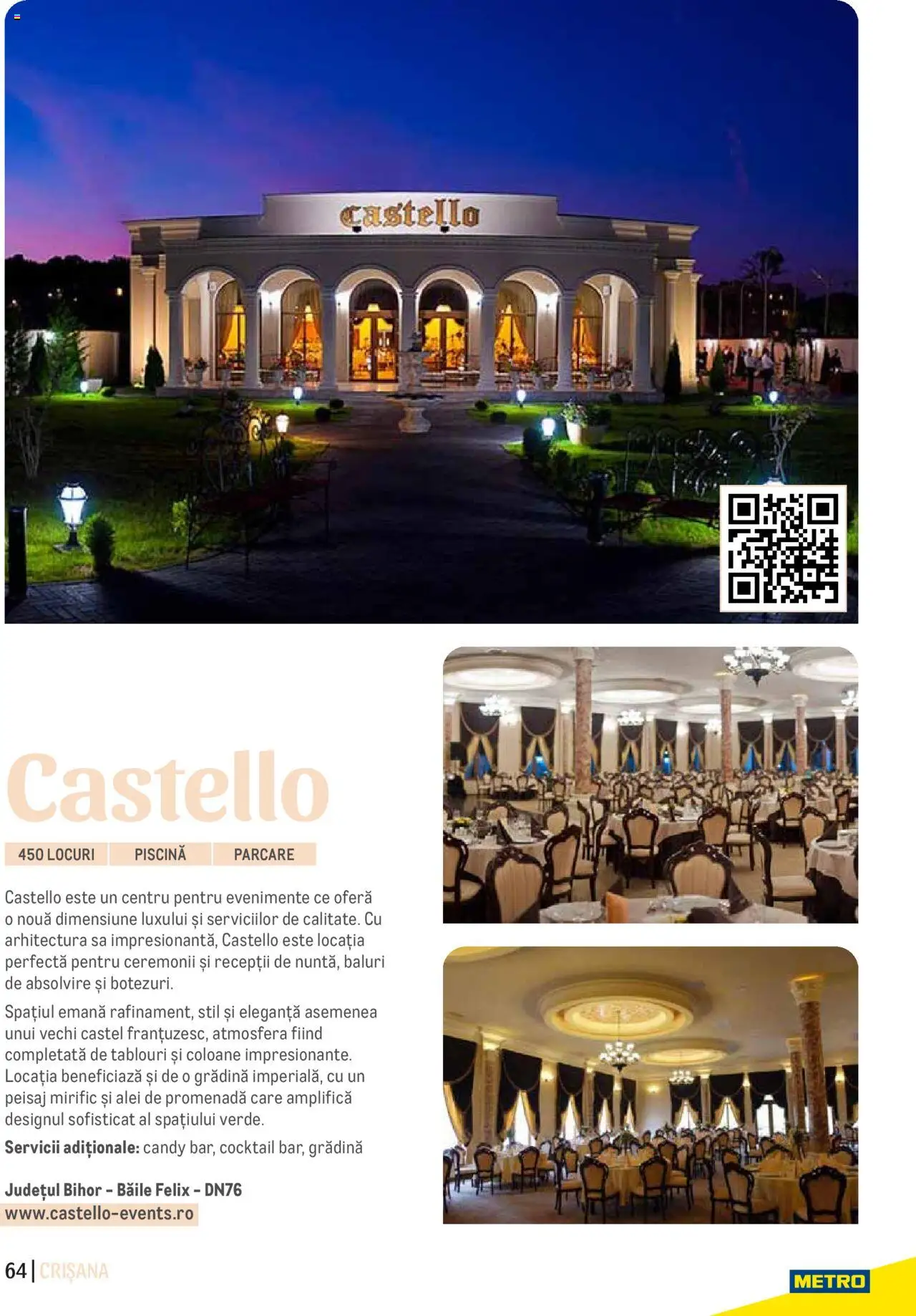 Metro catalog - Ghid Locații pentru Evenimente