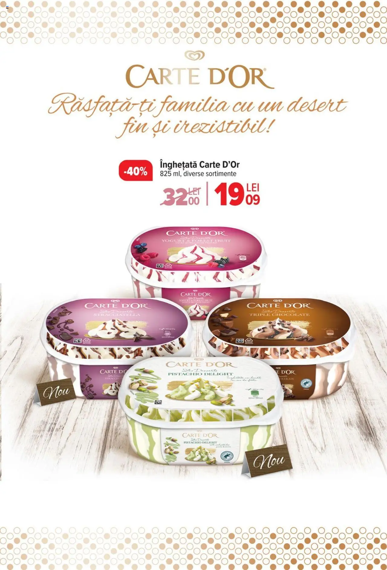 Carrefour catalog - Inghetata