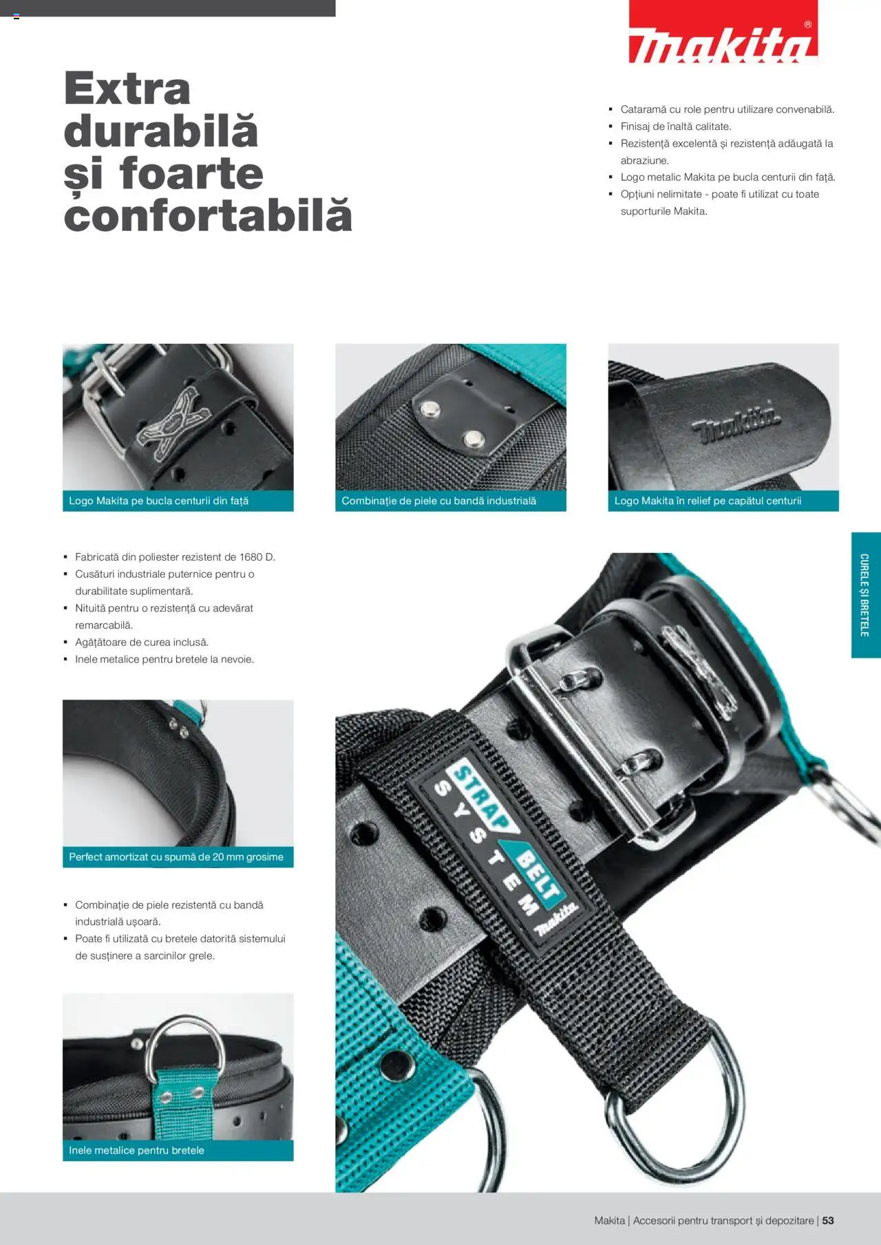 Makita catalog - Accesorii pentru transport si depozitare