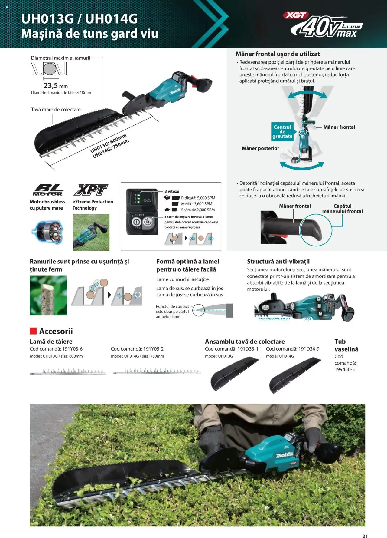 Makita catalog - Masini de gradina Makita XGT