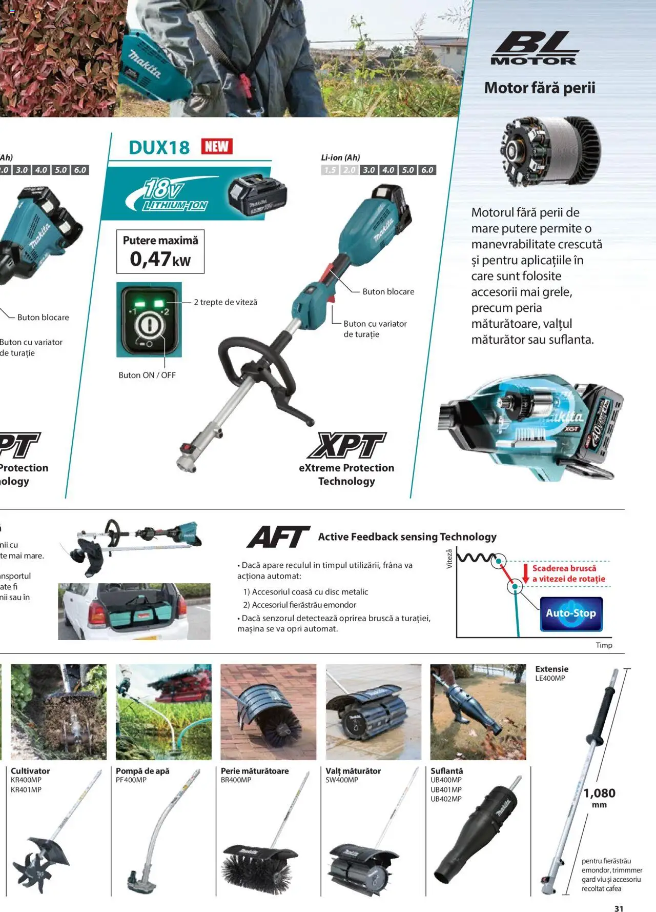 Makita catalog - Masini de gradina Makita XGT