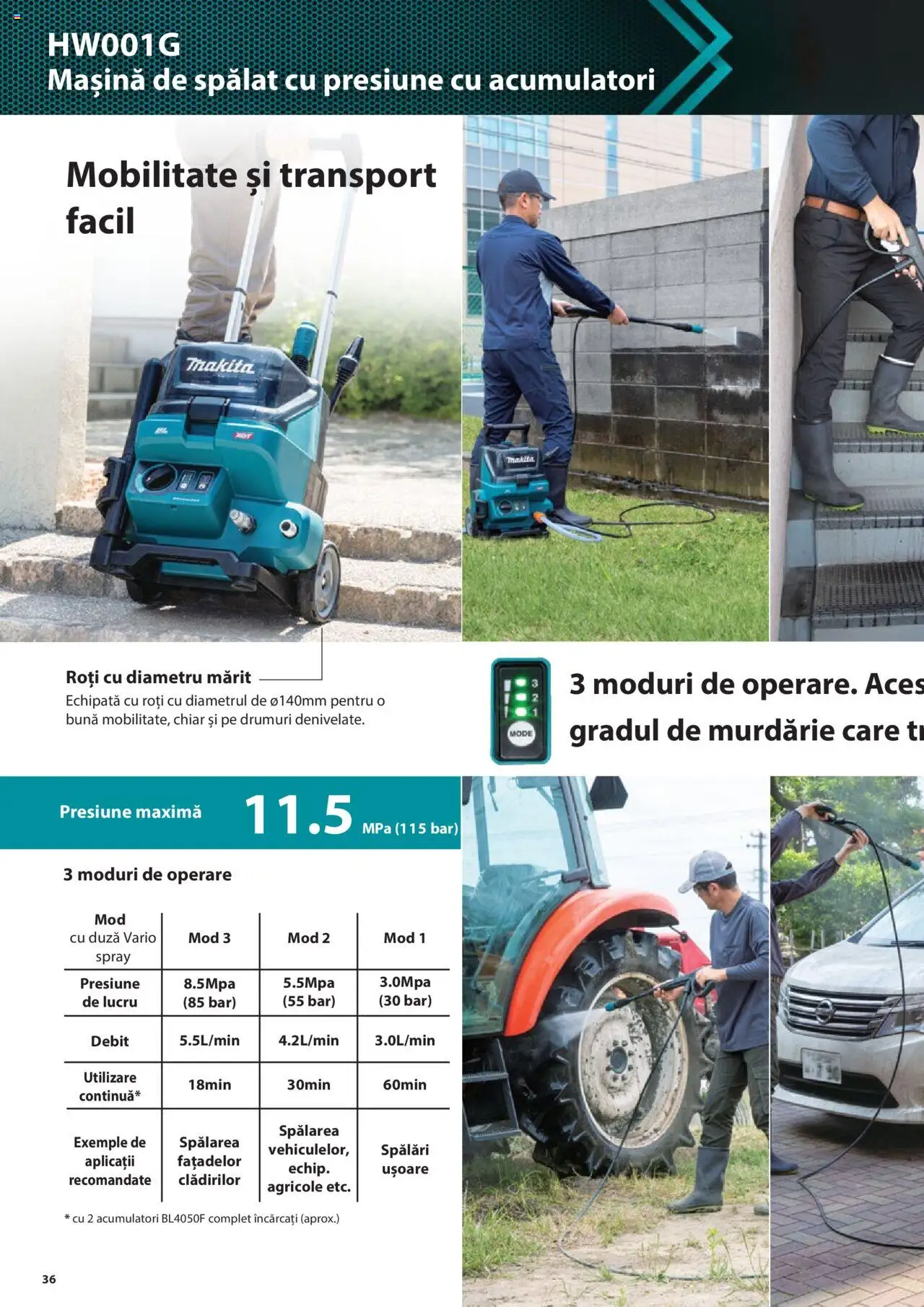 Makita catalog - Masini de gradina Makita XGT